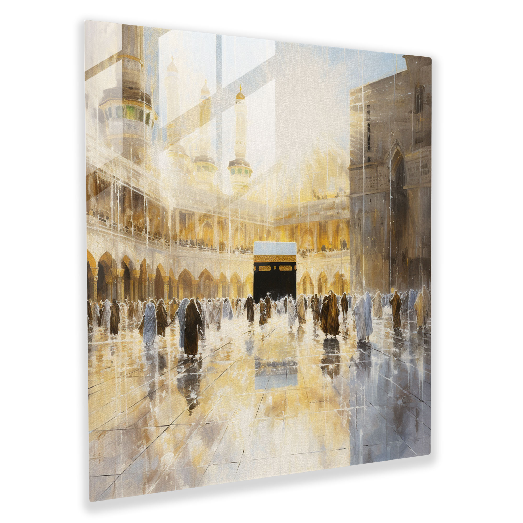 Kaaba Glass Wall Art - Impressionist Print - Kaaba, Kaaba, Home Decoration, Wall Decoration
