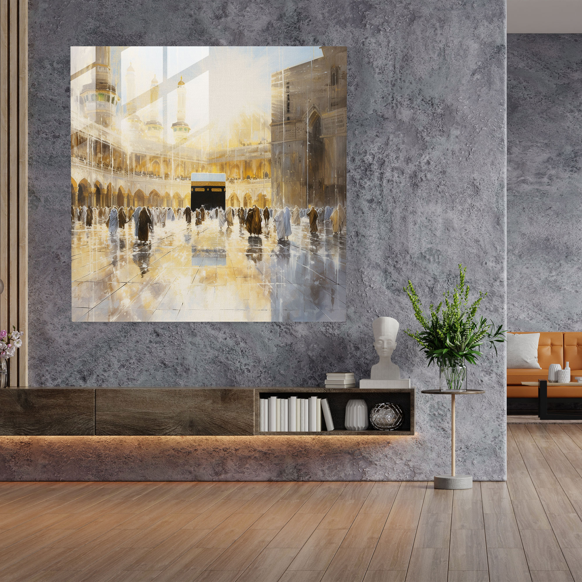 Kaaba Glass Wall Art - Impressionist Print - Kaaba, Kaaba, Home Decoration, Wall Decoration