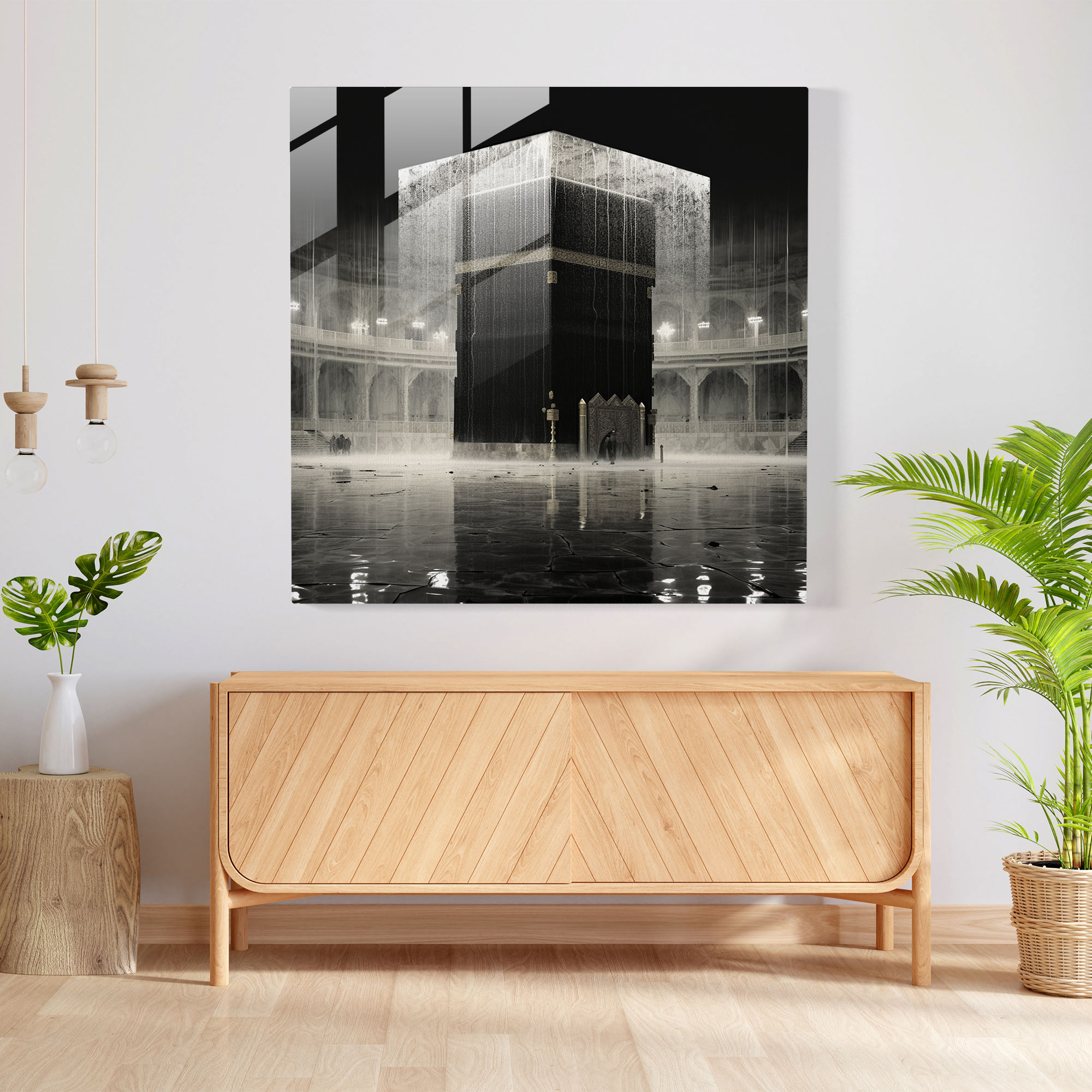 Contemporary Glass Print - Kaaba - Kaaba, Modern Decor, Wall Decoration, Kaaba