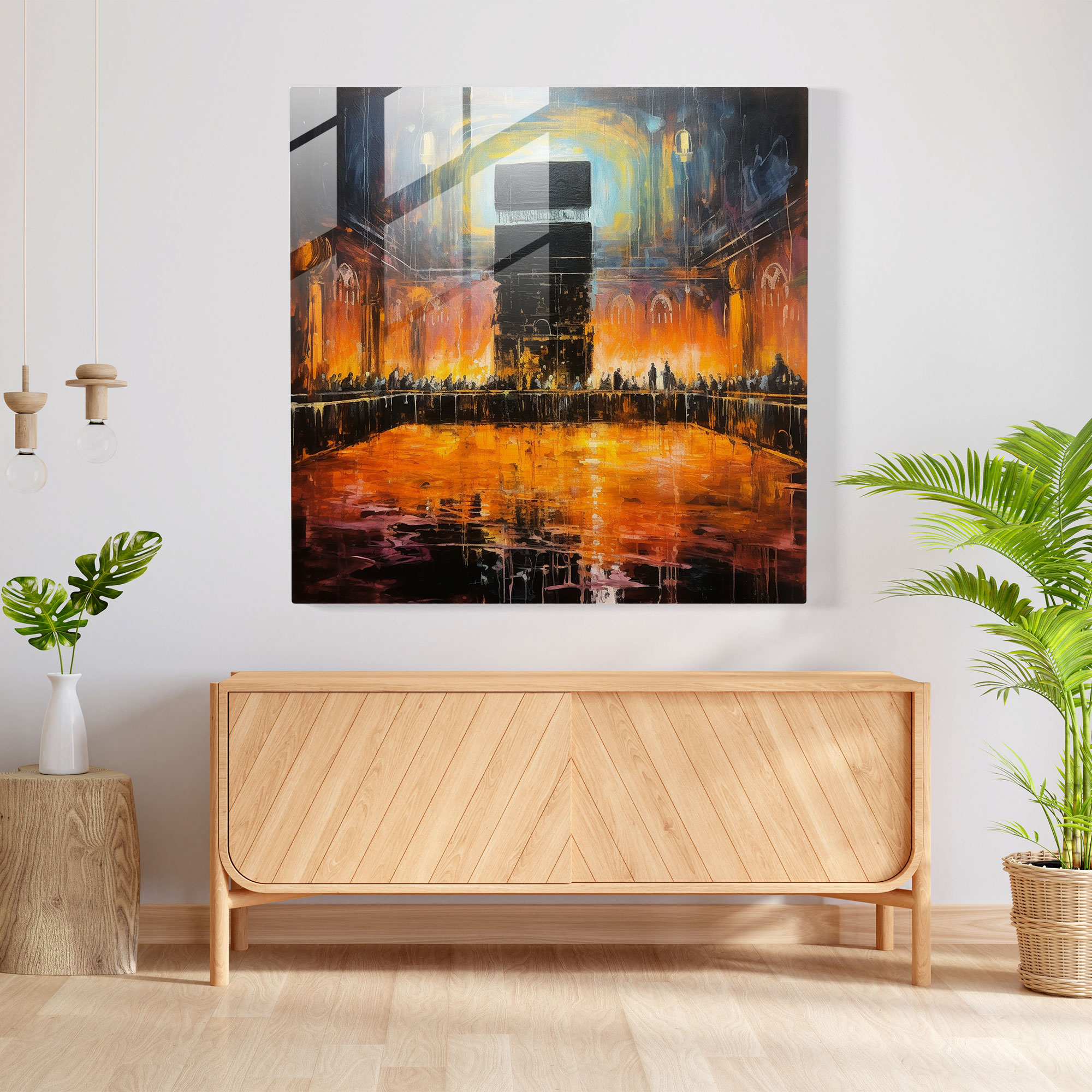 Kaaba Glass Wall Art - Kaaba, Glass Print, Glass Wall Art, Wall Decoration