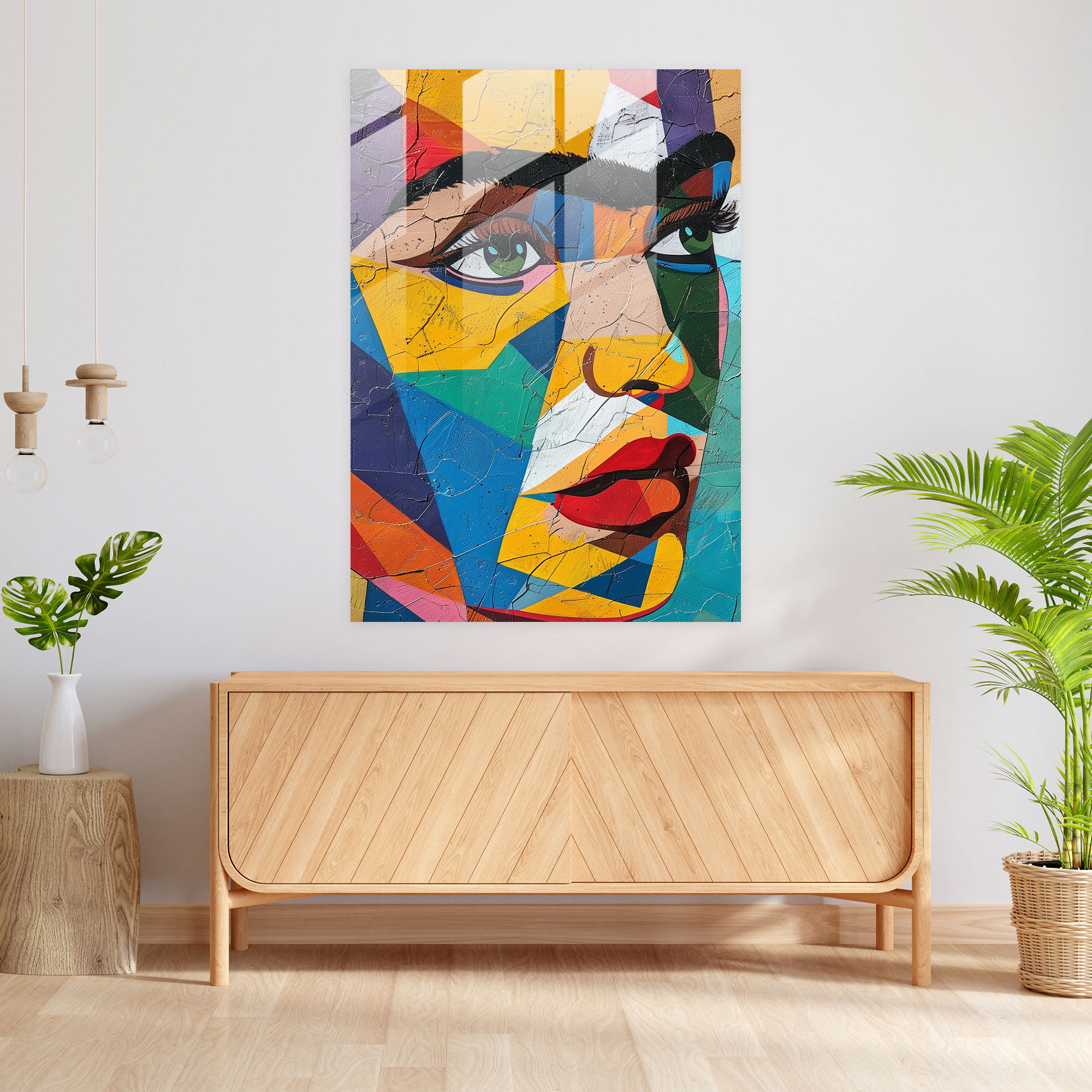Frida Kahlo Stil Wanddekoration - Frida Kahlo Werke Moderne Kunst Glasbild