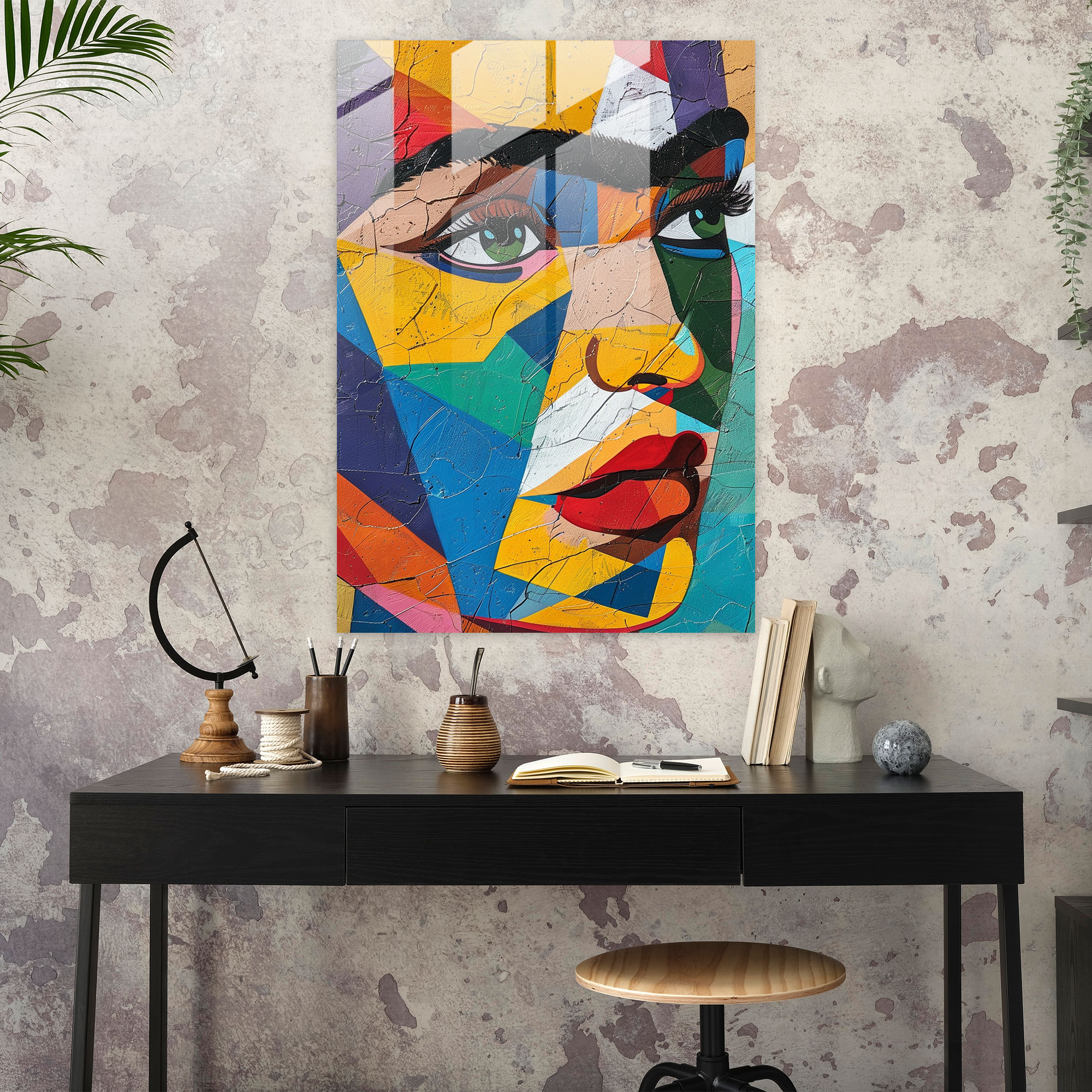 Frida Kahlo Stil Wanddekoration - Frida Kahlo Werke Moderne Kunst Glasbild