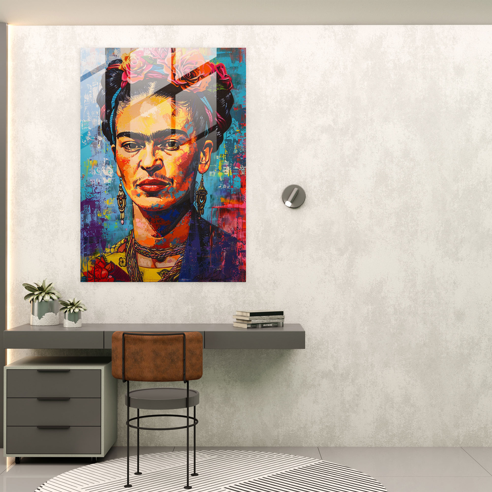 Frida Kahlo Tarzı Ev Dekorasyonu - Frida Kahlo Eserleri Ev Dekorasyonu Duvar Dekorasyonu Modern Sanat