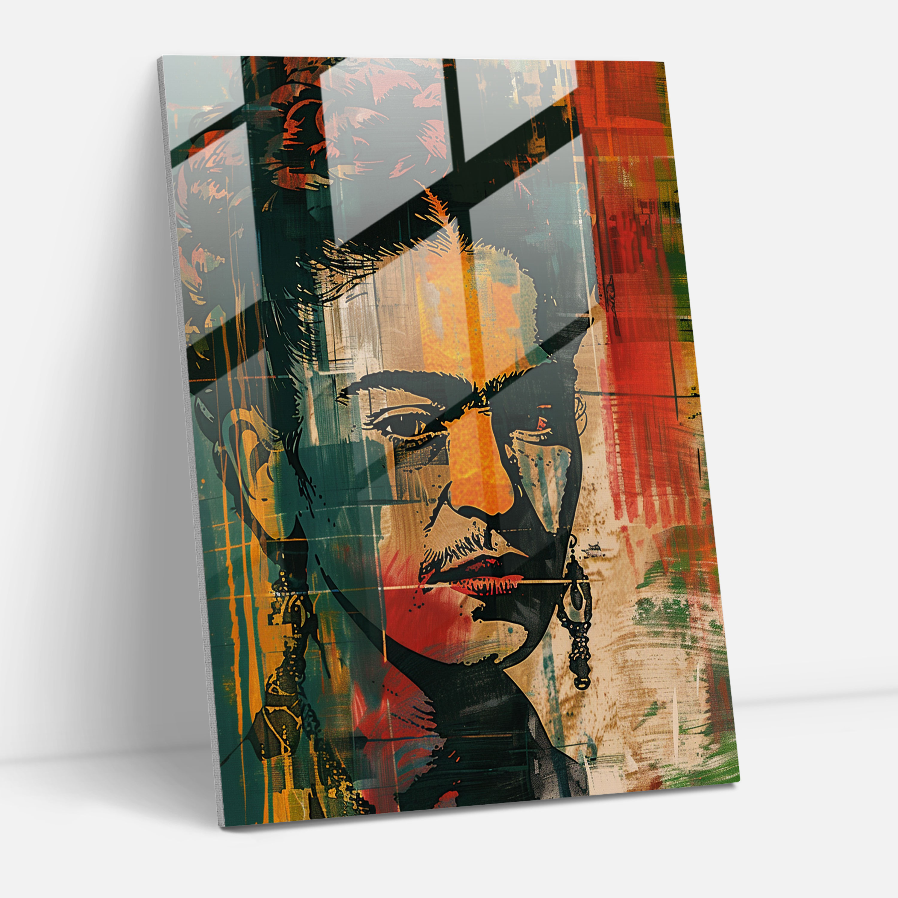 Frida Kahlo Style Wanddekoration - Frida Kahlo Kunstwerke Leinwandbild Glasbild Wanddekoration