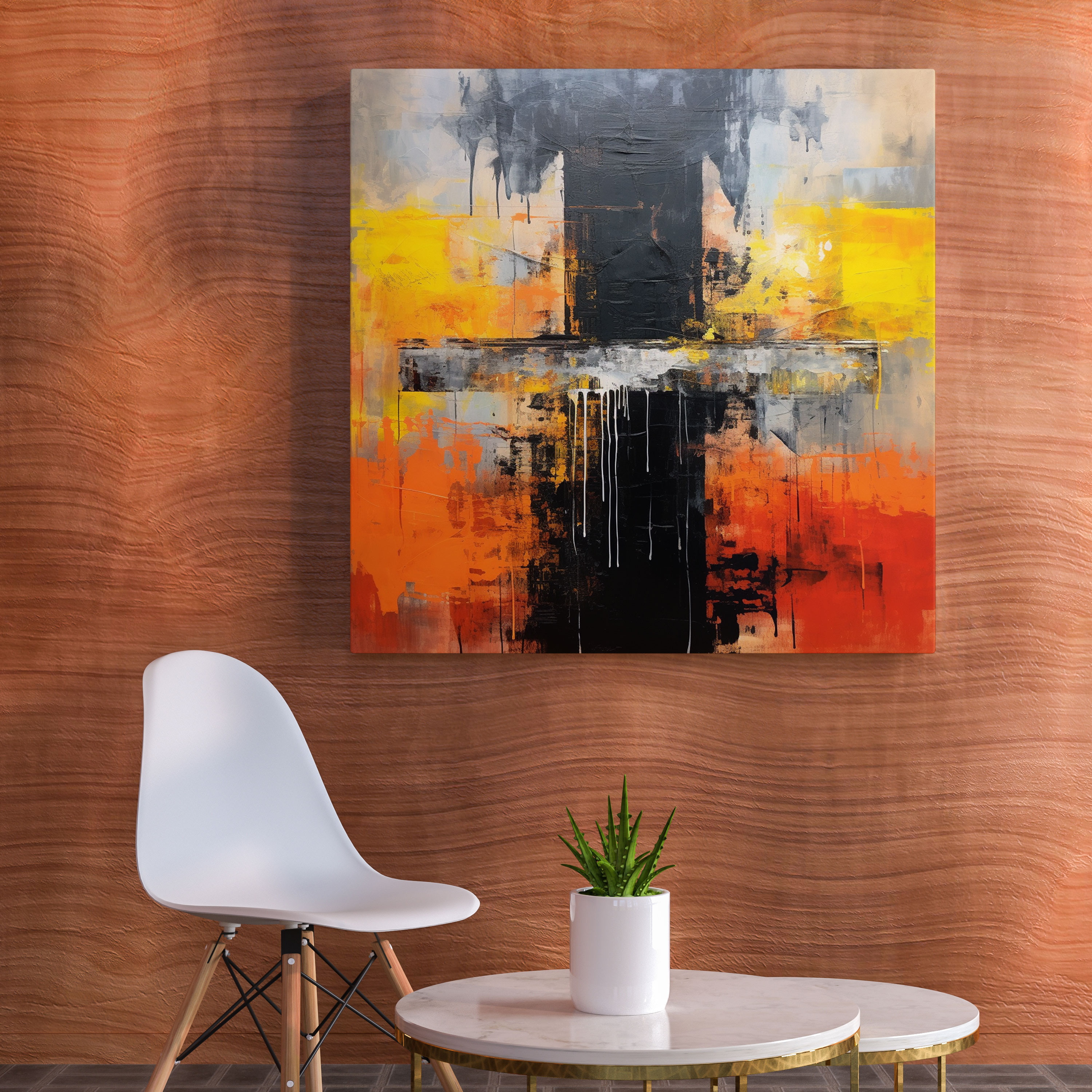Kaaba Contemporary Canvas Print - Kaaba, Home Decoration, Tranquility, Canvas Print