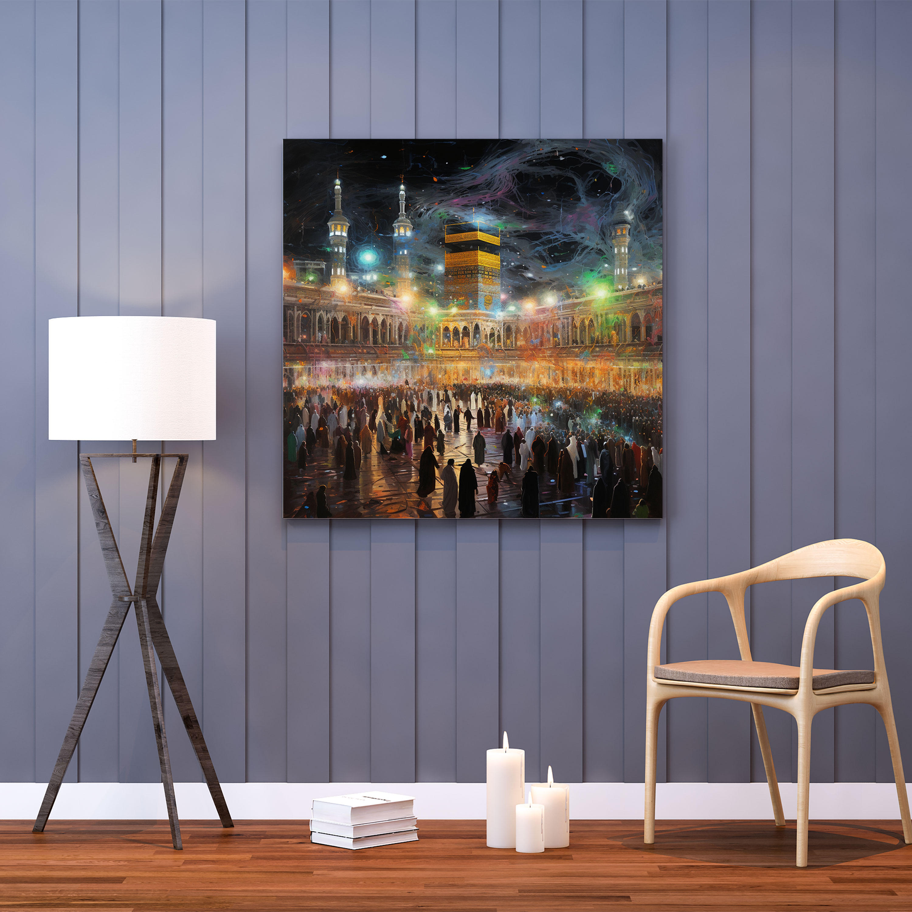 Kaaba Wall Art - Kaaba, Home Decoration, Canvas, Elegance