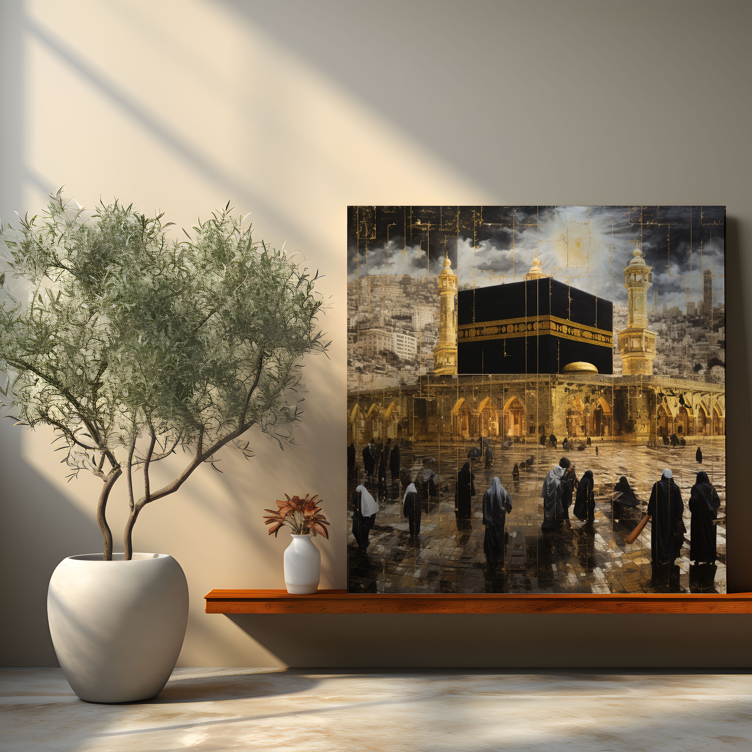 Kaaba Wall Art - Kaaba, Angles, Kaaba, Home Decoration