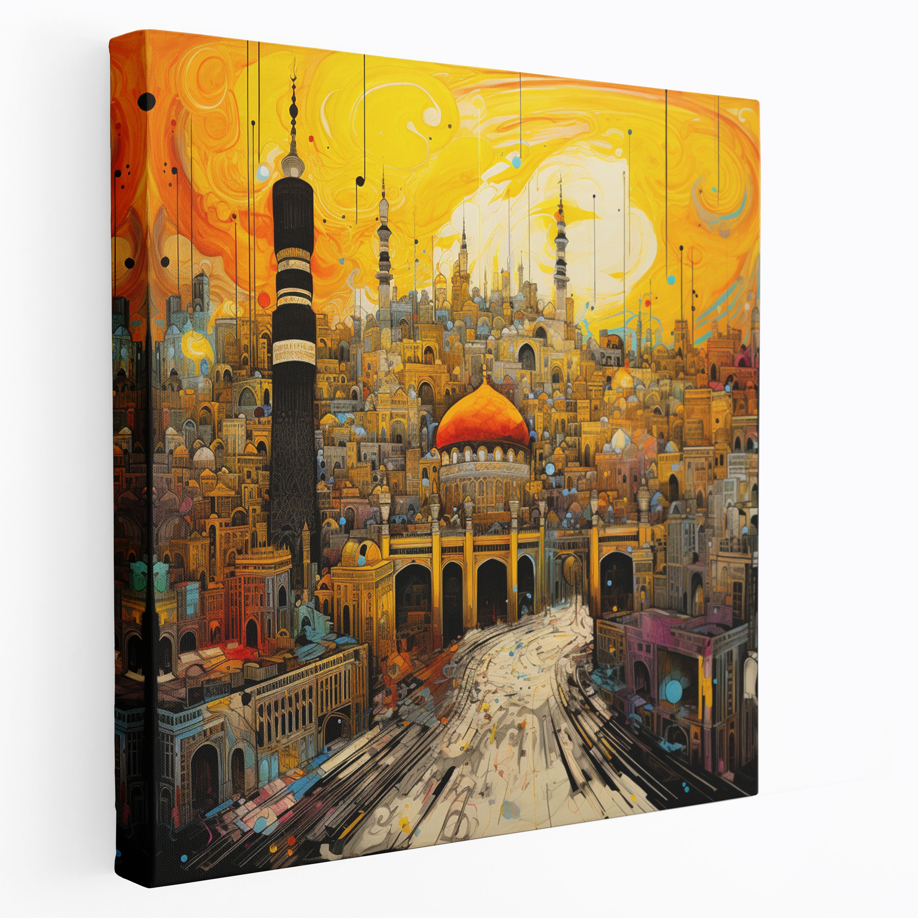 Kaaba Canvas Print - Kaaba, Mecca, Wall Decoration, Canvas Wall Art