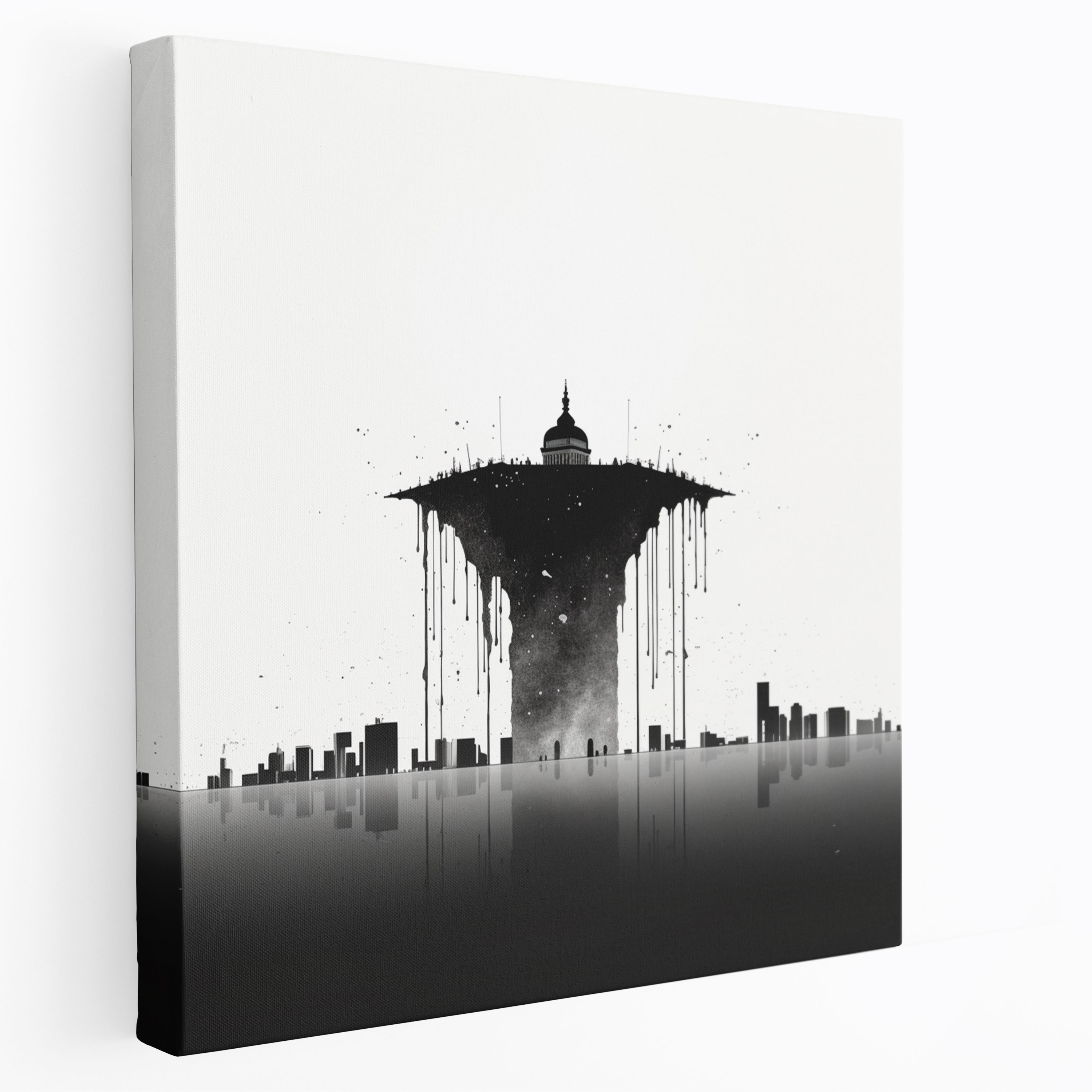 Kaaba Wall Art - Kaaba, Canvas Wall Art, Home Decoration, Minimalist
