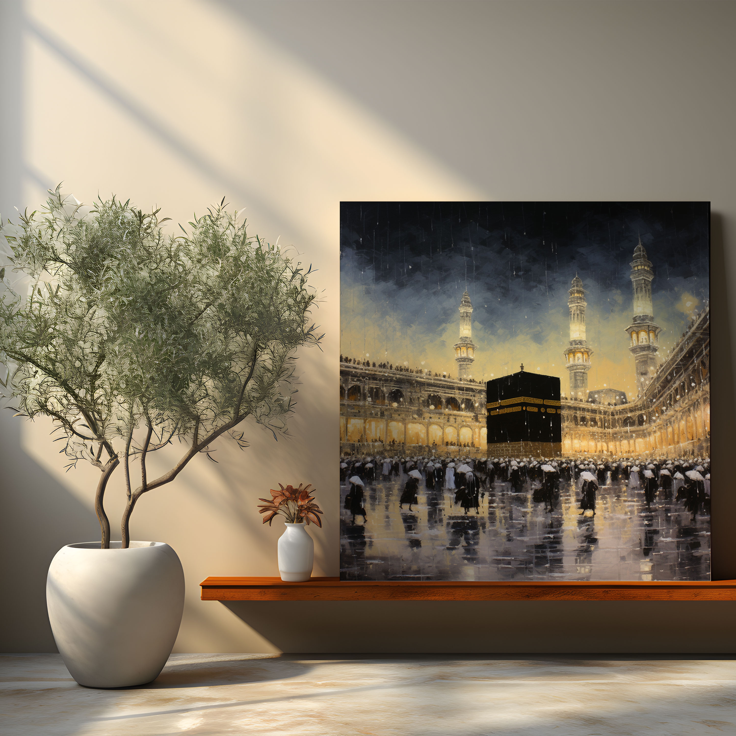 Kaaba Canvas Print - Kaaba, Kaaba, Wall Decoration, Canvas