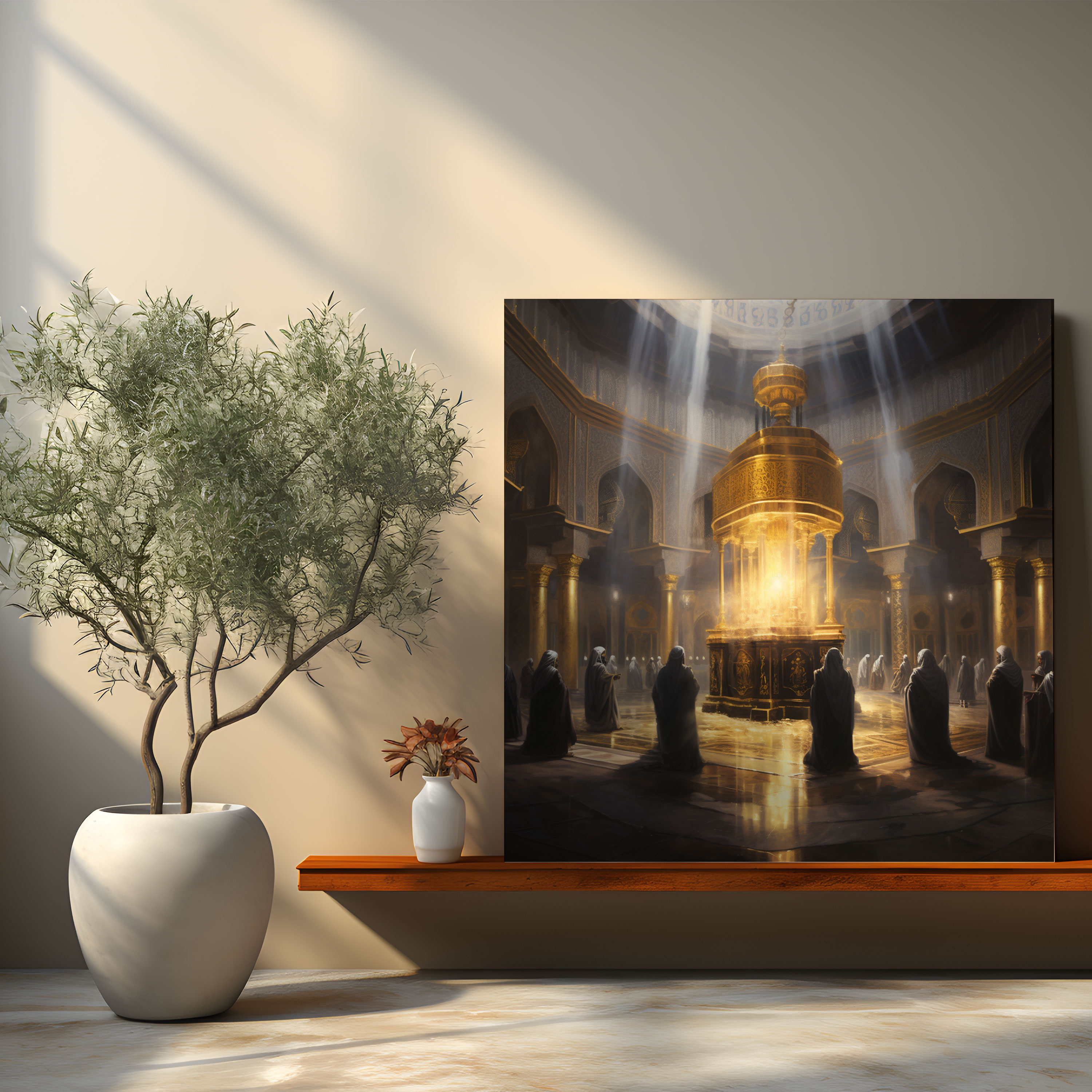 Kaaba Wall Decoration - Kaaba, Precise Details, Wall Decoration, Canvas Wall Art