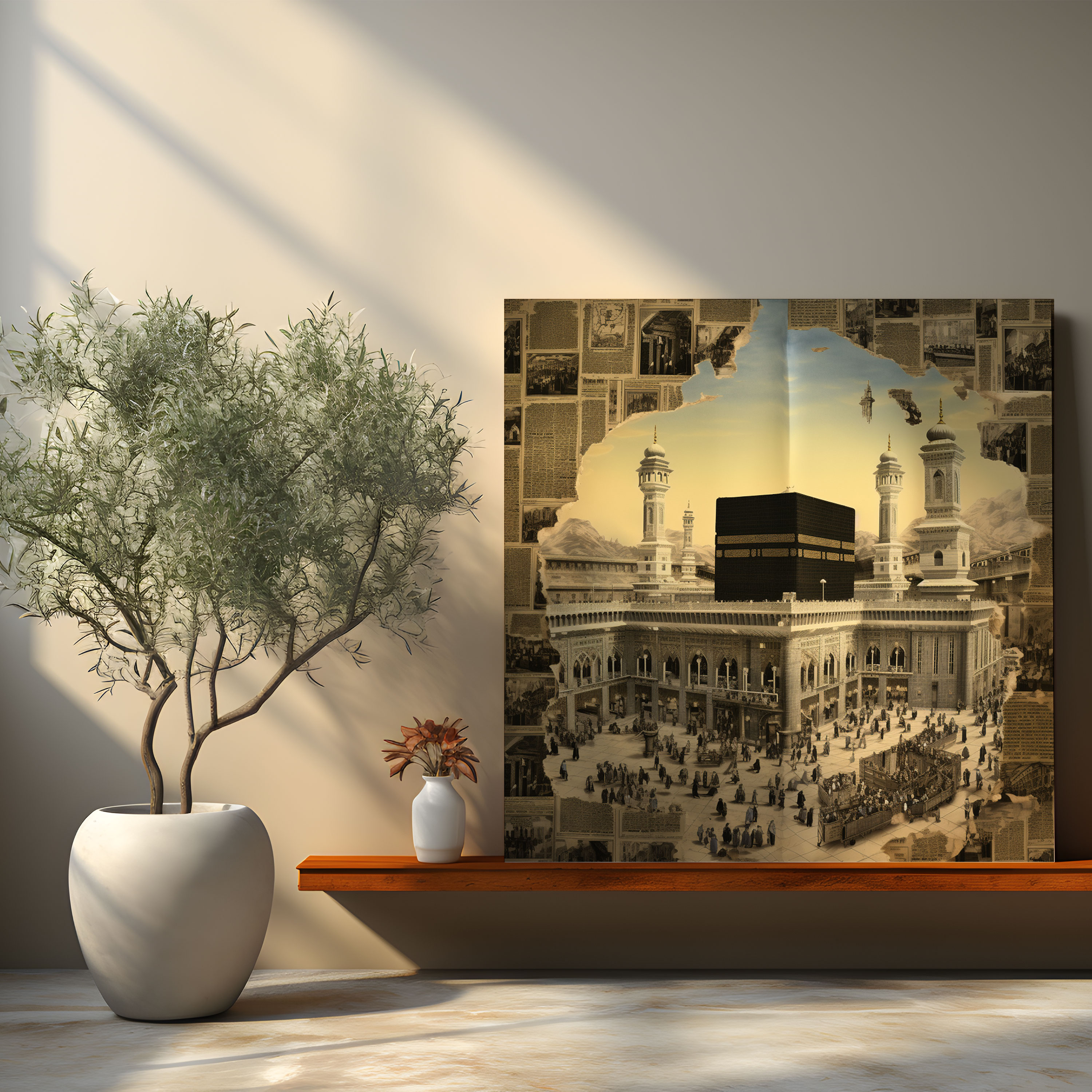 Kaaba Canvas Print - Kaaba, Canvas Wall Art, Canvas, Collage