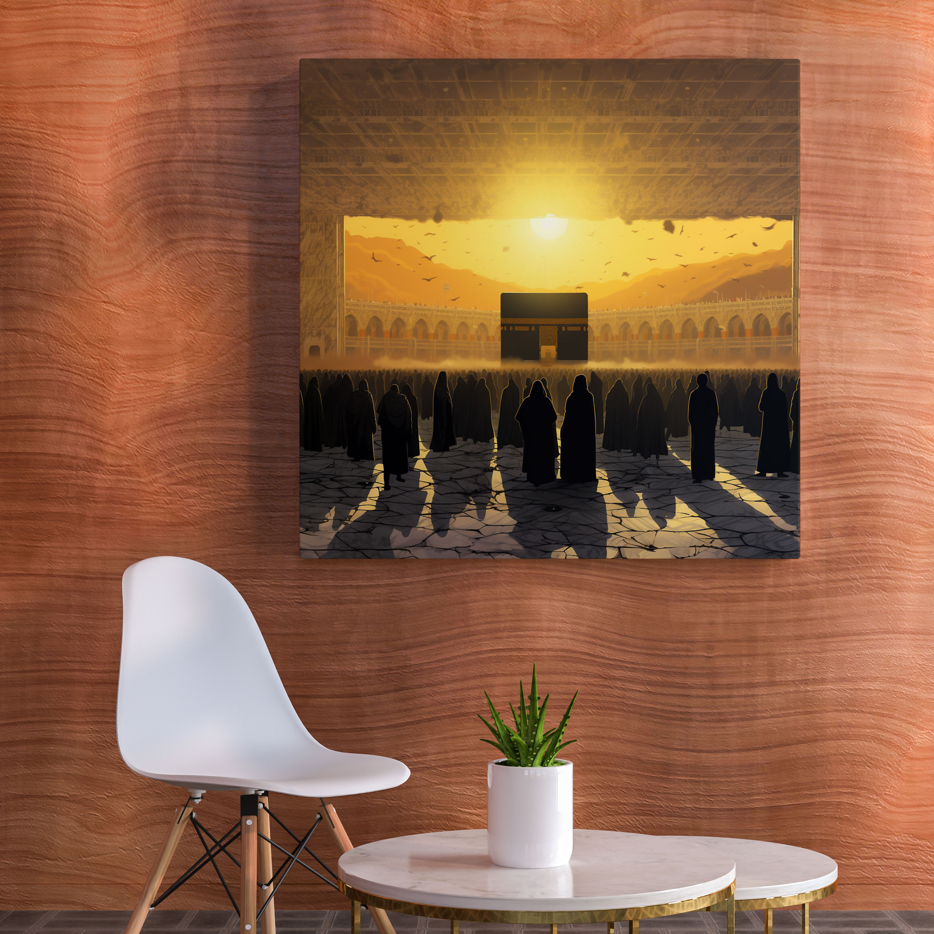 Kaaba Wall Art - Kaaba, Canvas Wall Art, Wall Decoration, Home Decoration
