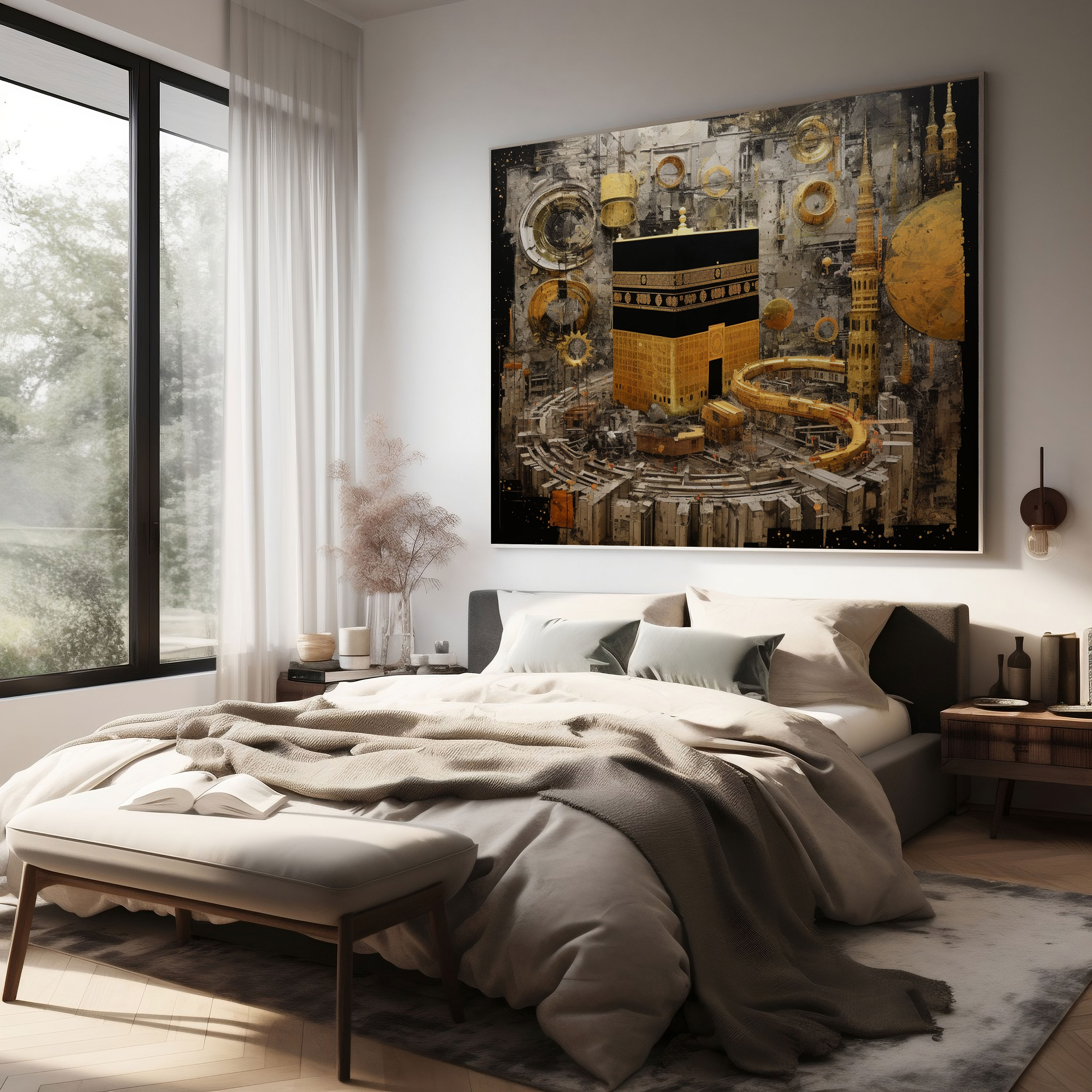 Kaaba Wall Art - Kaaba, Home Decoration, Tactile Experience, Unique