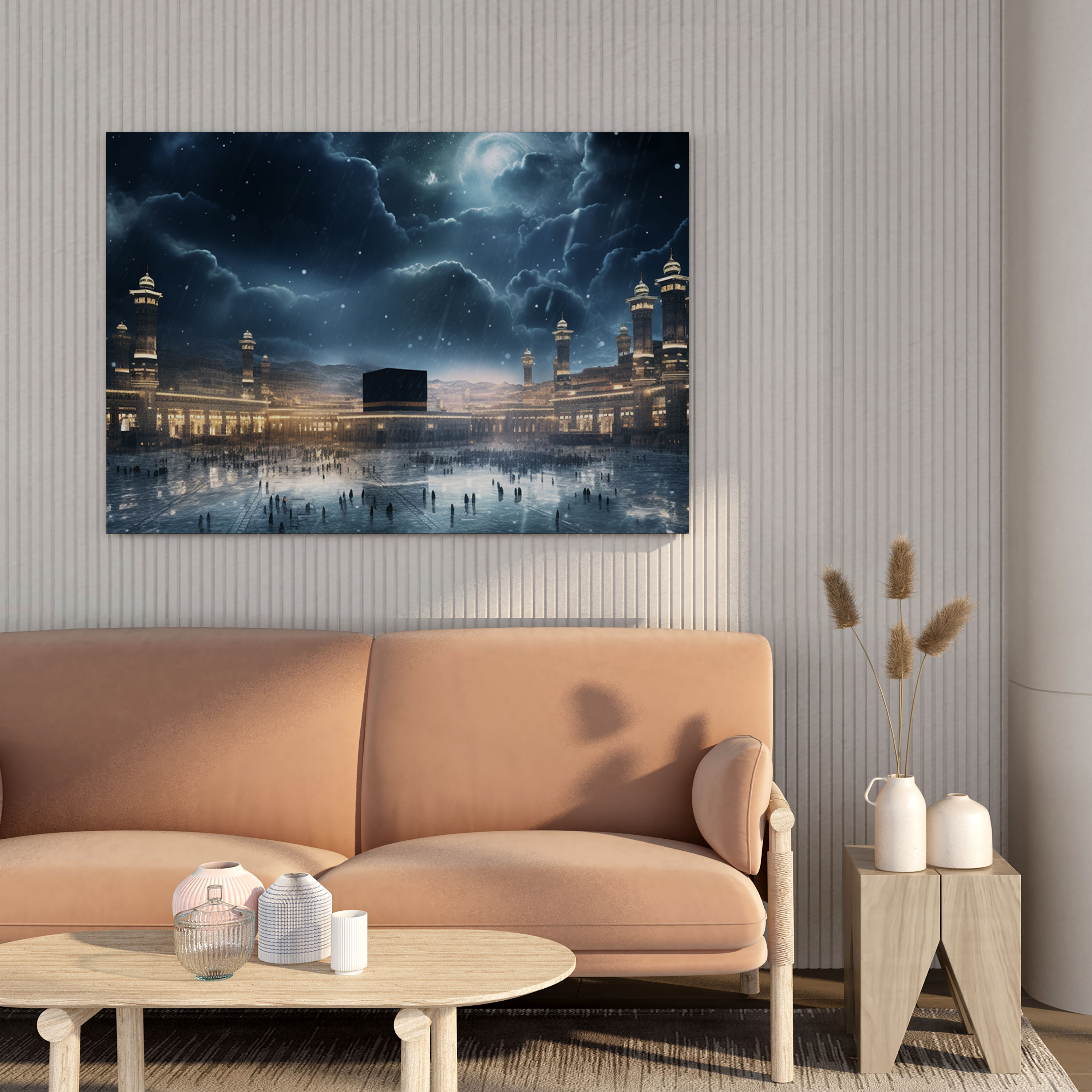 Kaaba Wall Decoration - Kaaba, Canvas, Peaceful Ambiance, Calming Atmosphere
