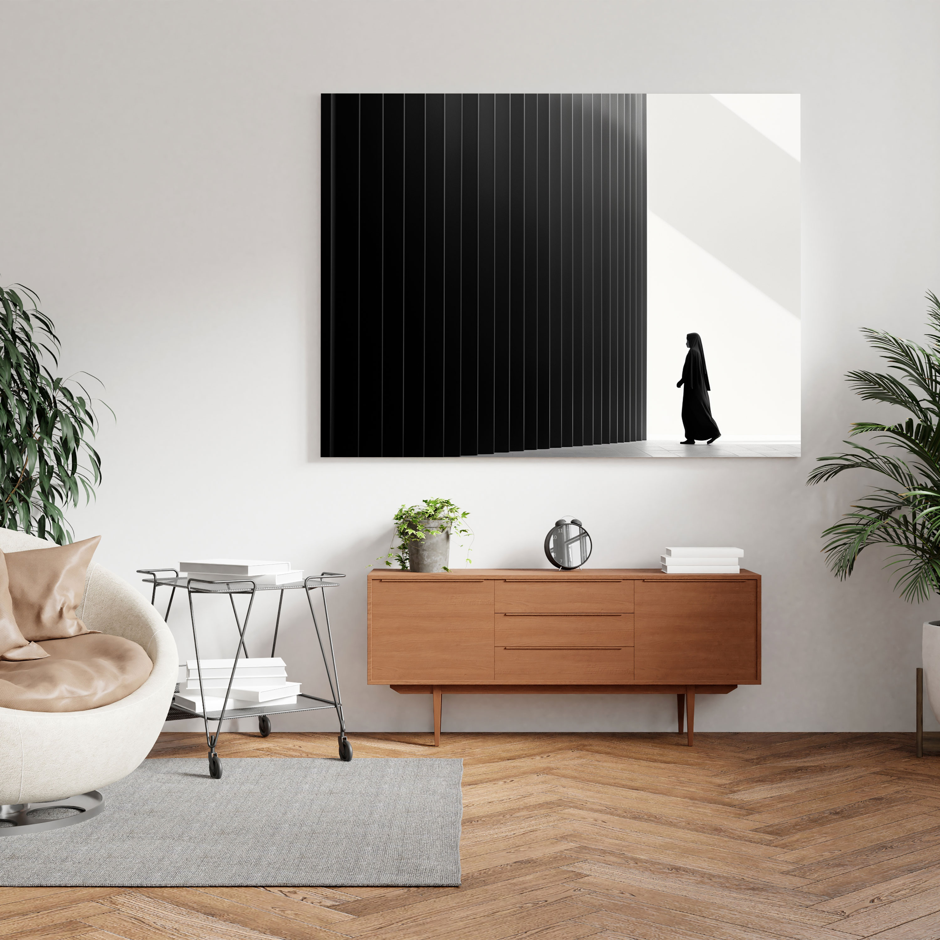 Kaaba Wall Art - Kaaba, Black And White Photograph, Kaaba, Wall Art