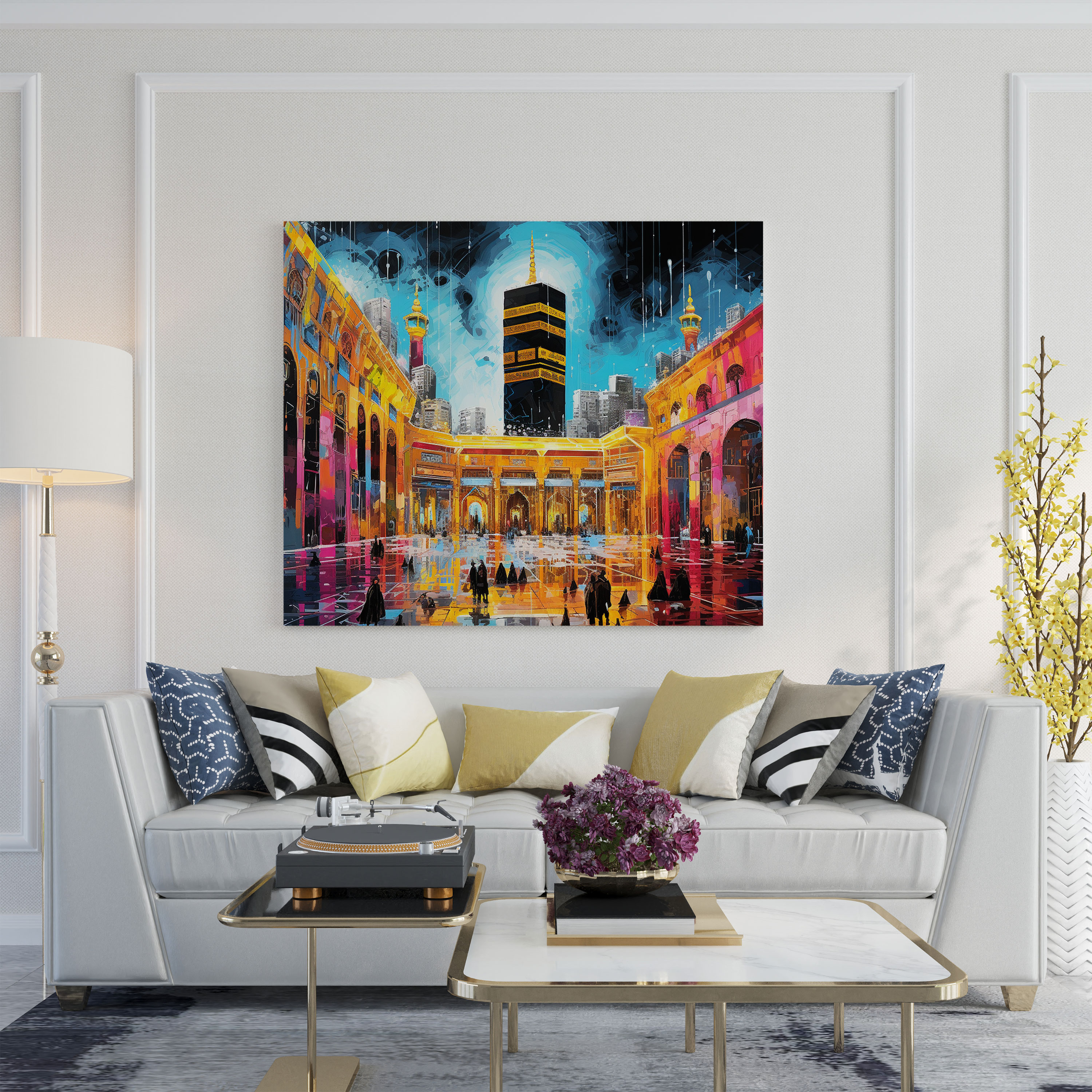 Kaaba Canvas Print - Kaaba, Wall Decoration, Canvas Print, Home Decoration