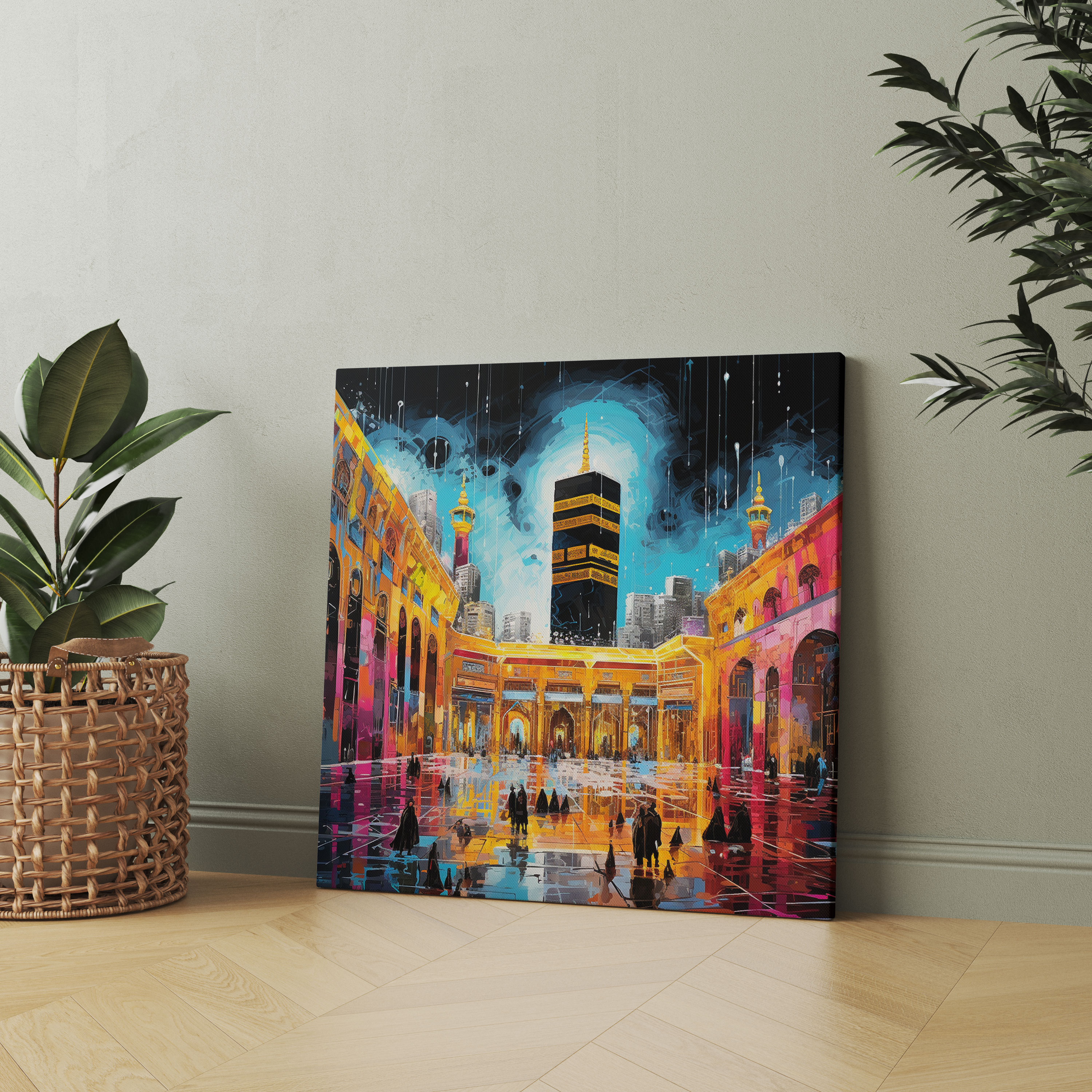 Kaaba Canvas Print - Kaaba, Wall Decoration, Canvas Print, Home Decoration
