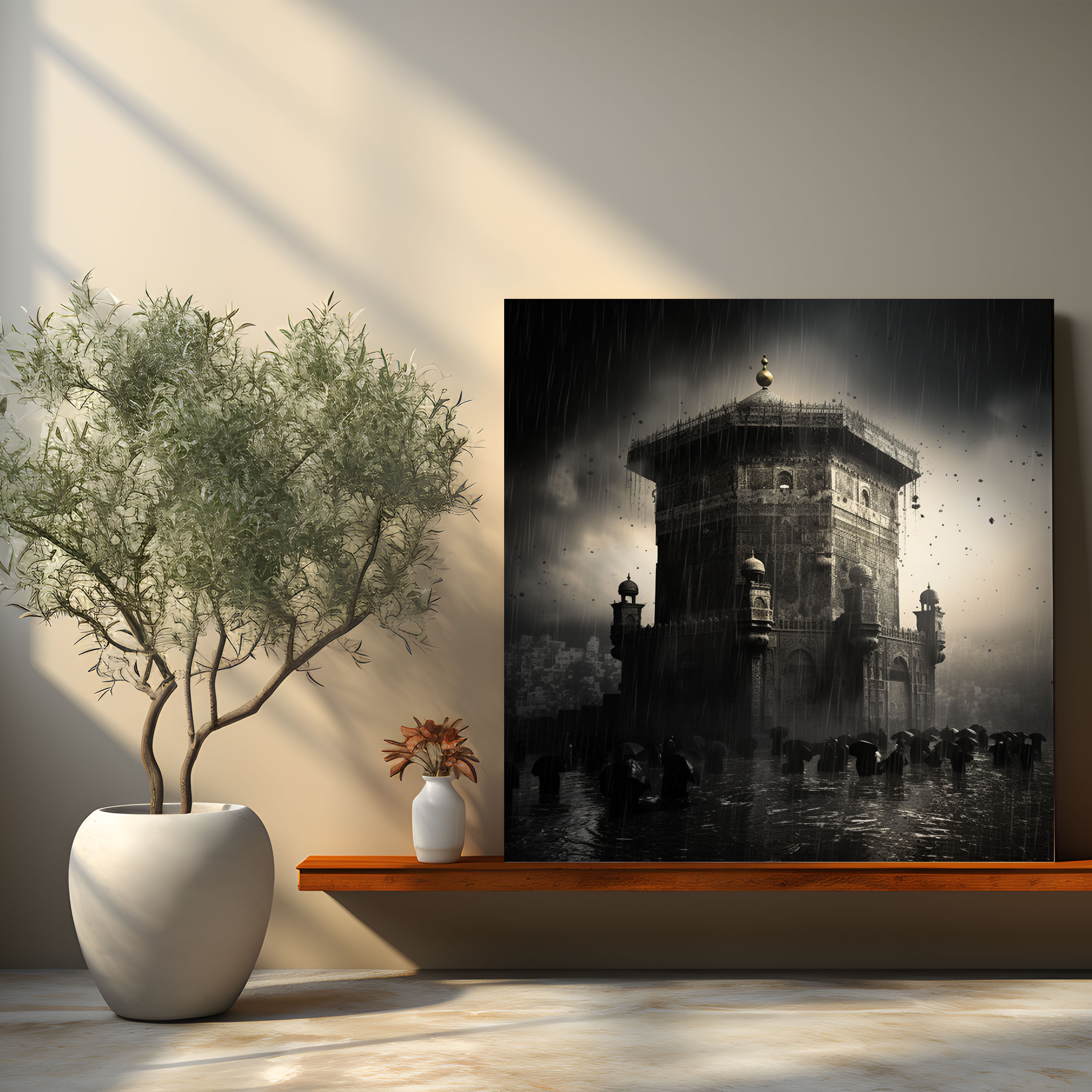 Kaaba Wall Decoration - Kaaba, Canvas Print, Wall Decoration, Wall Art