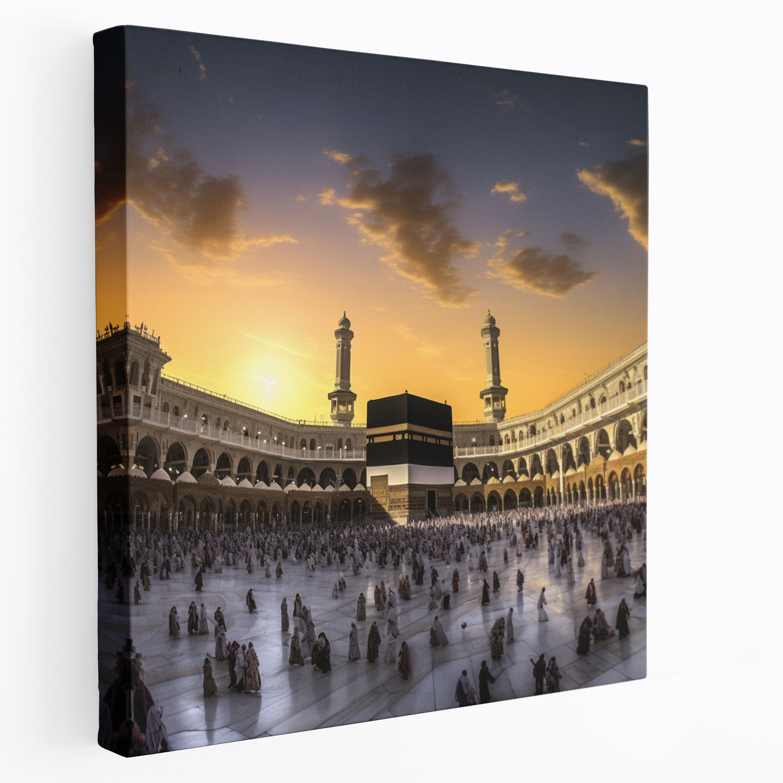 Kaaba Wall Art - Kaaba, Canvas Wall Art, Tranquility, Serene Photograph