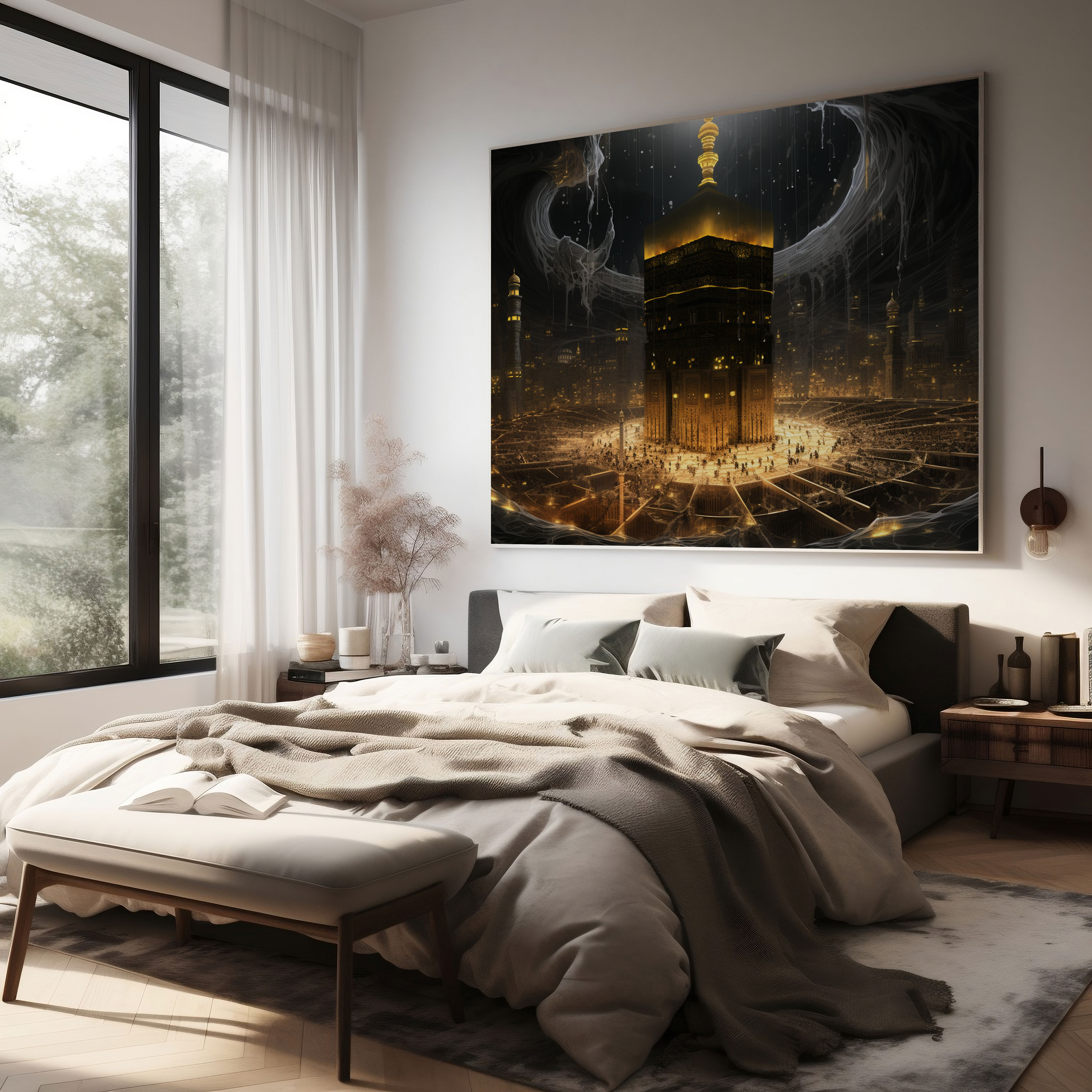 Kaaba Canvas Print - Kaaba, Canvas Print, Wall Decoration, Canvas Wall Art