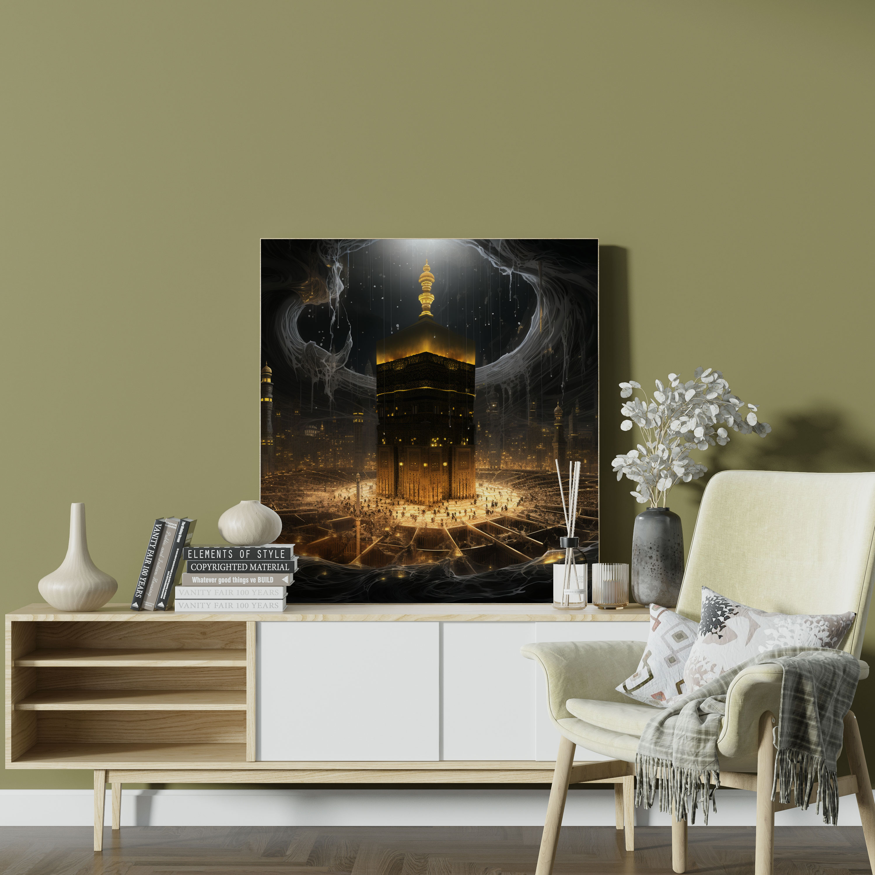Kaaba Canvas Print - Kaaba, Canvas Print, Wall Decoration, Canvas Wall Art