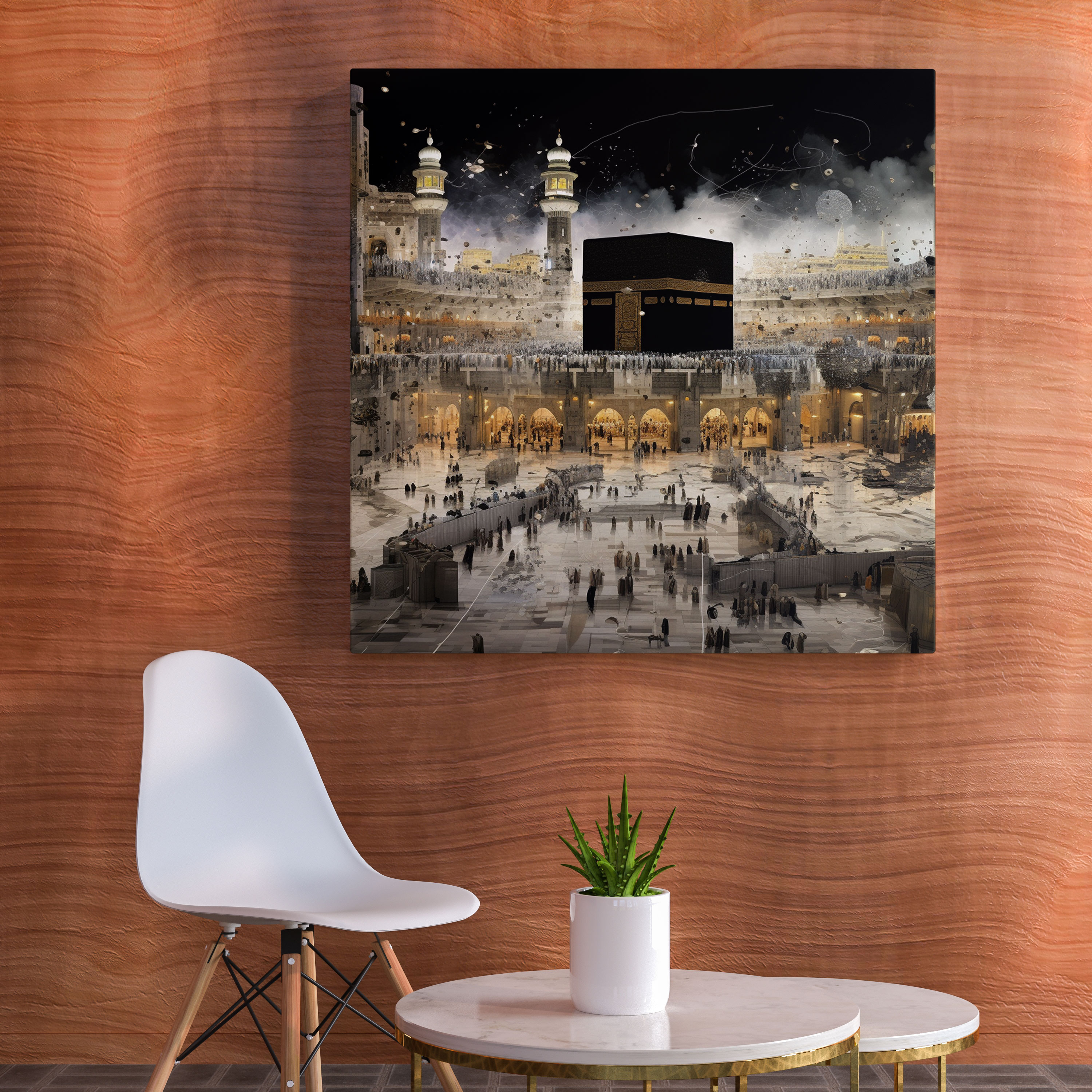 Kaaba Wall Art - Kaaba, Perspectives, Photographs, Artistic Collage