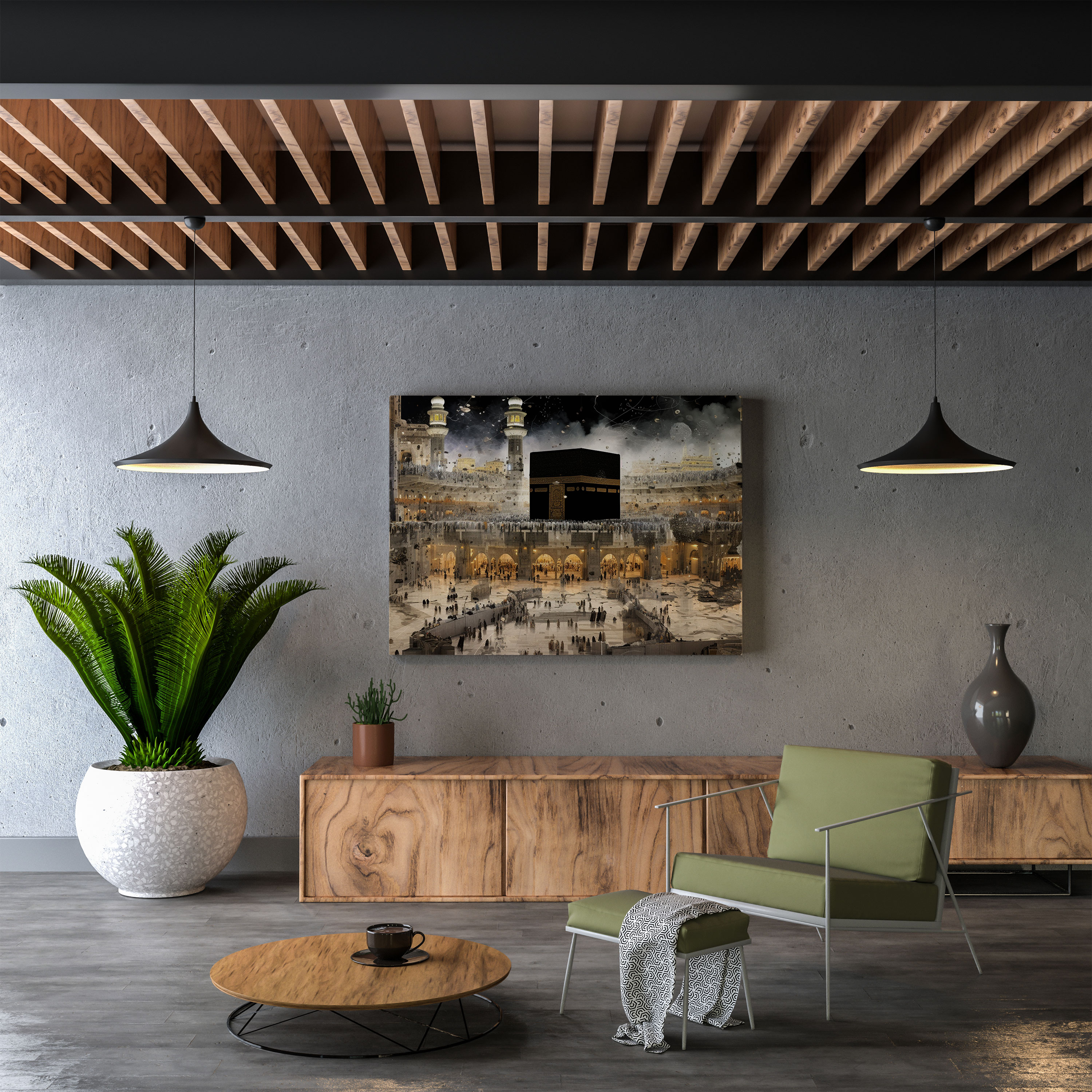 Kaaba Wall Art - Kaaba, Perspectives, Photographs, Artistic Collage