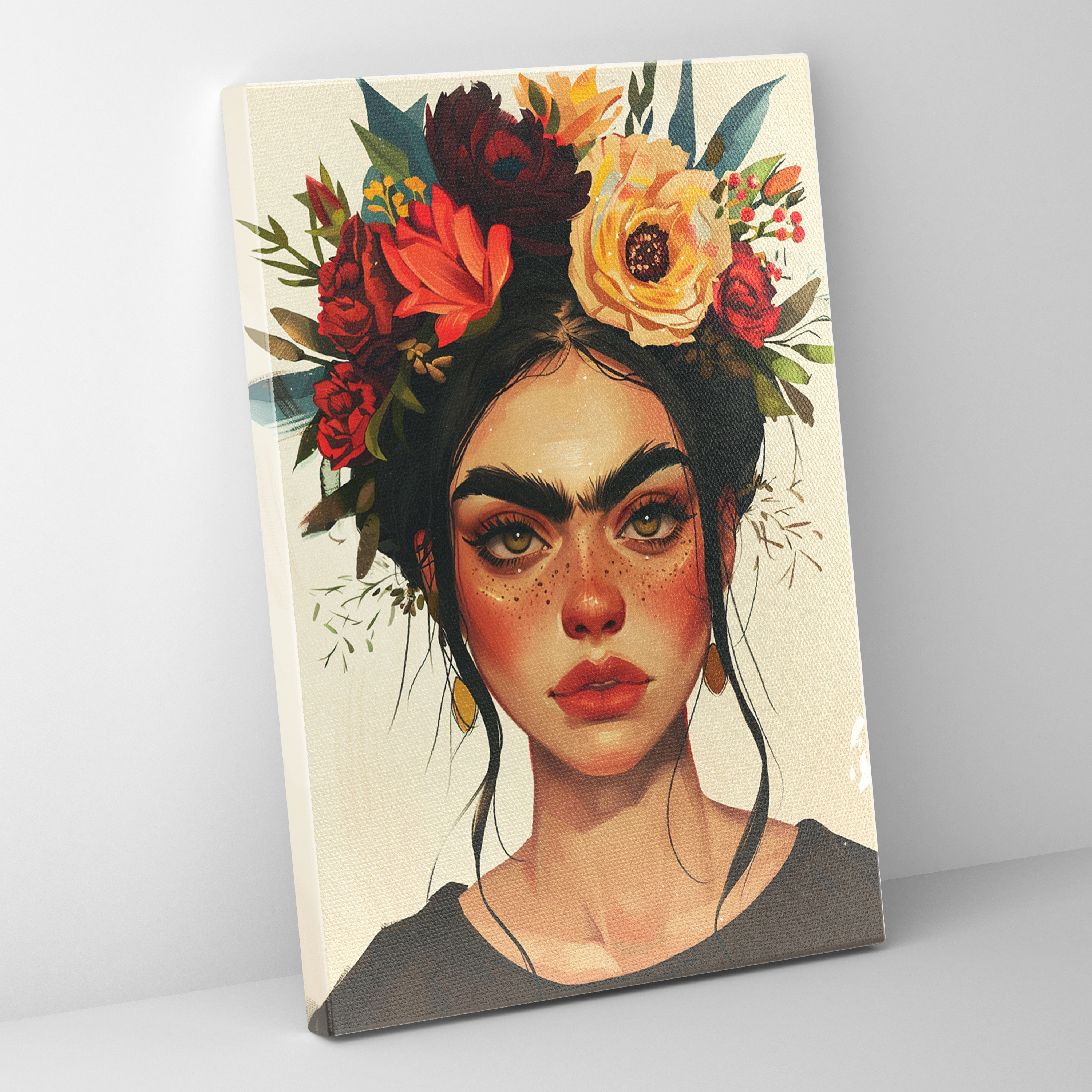 Frida Kahlo Style Wall Decoration - Frida Kahlo, Wall Art, Home Decoration, Frida Kahlo Style