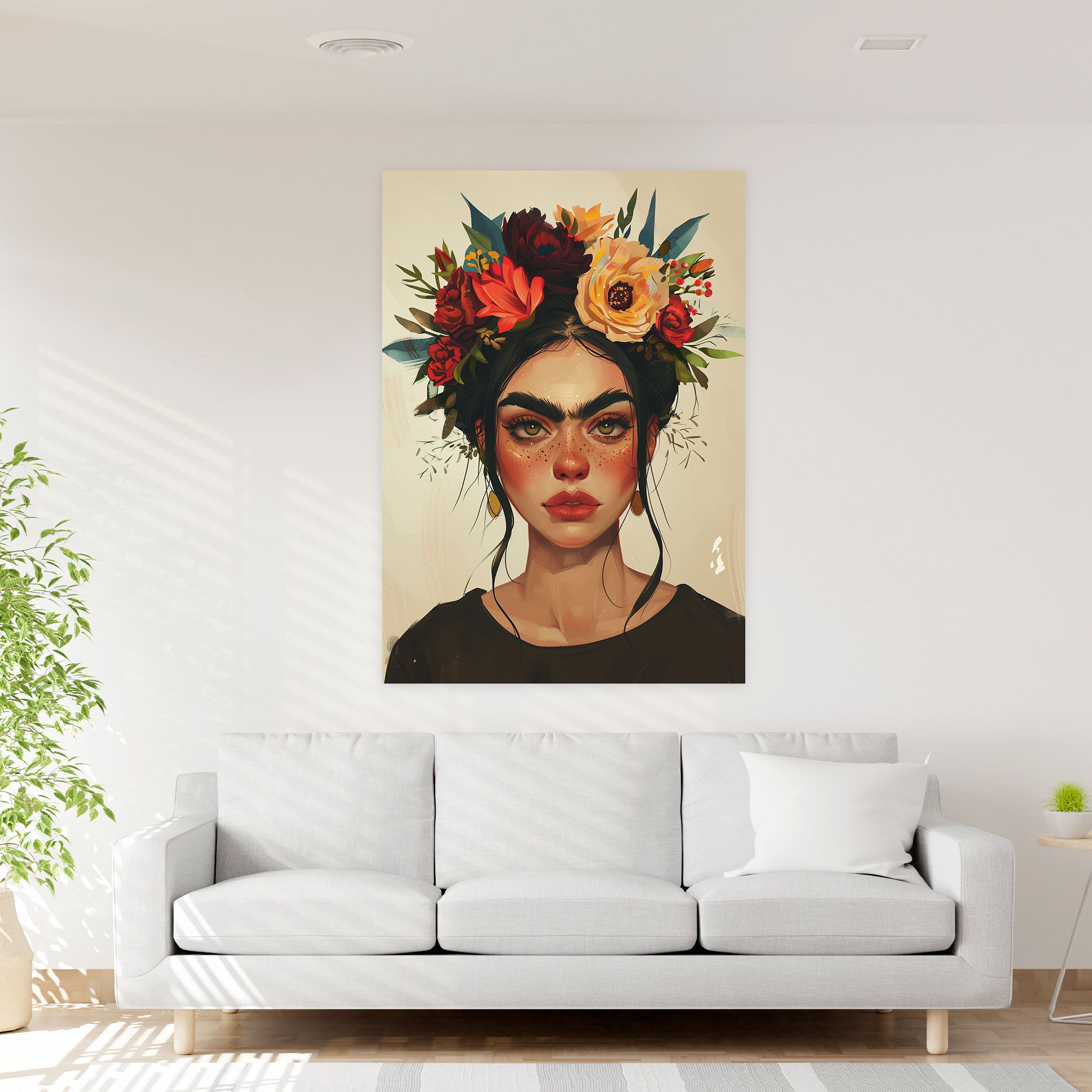 Frida Kahlo Style Wall Decoration - Frida Kahlo, Wall Art, Home Decoration, Frida Kahlo Style