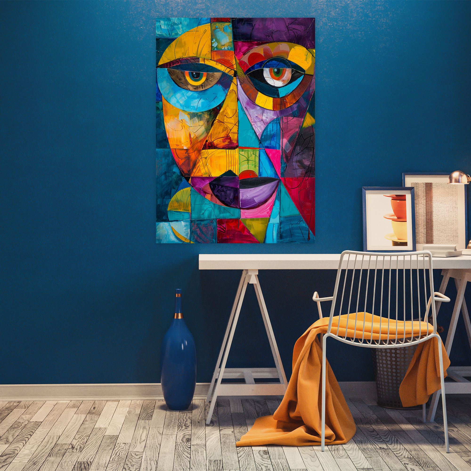 Frida Kahlo Style Wall Art - Frida Kahlo, Home Decoration, Canvas, Wall Decoration