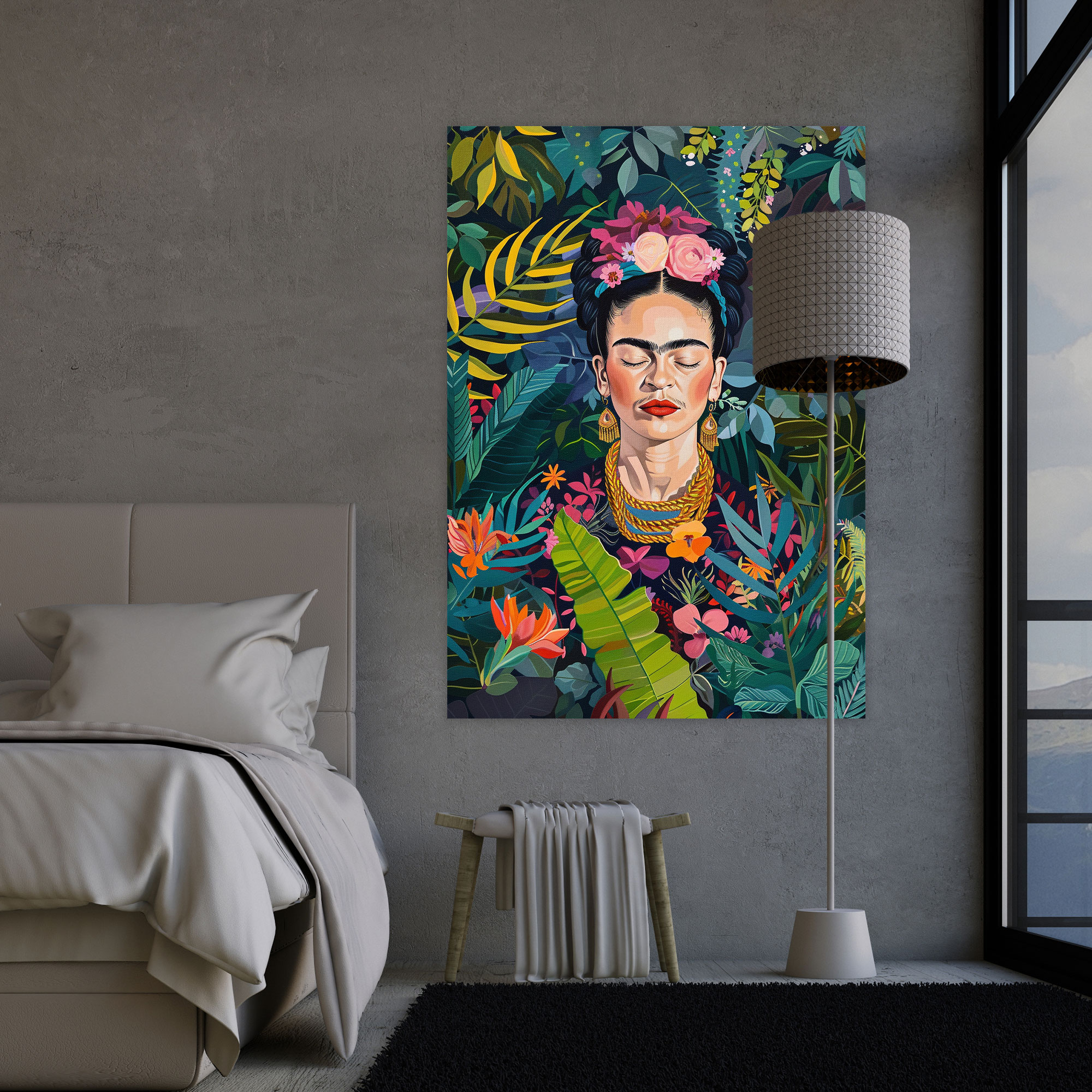 Frida Kahlo Style Wall Art - Frida Kahlo, Wall Art, Wall Decoration, Frida Kahlo Style