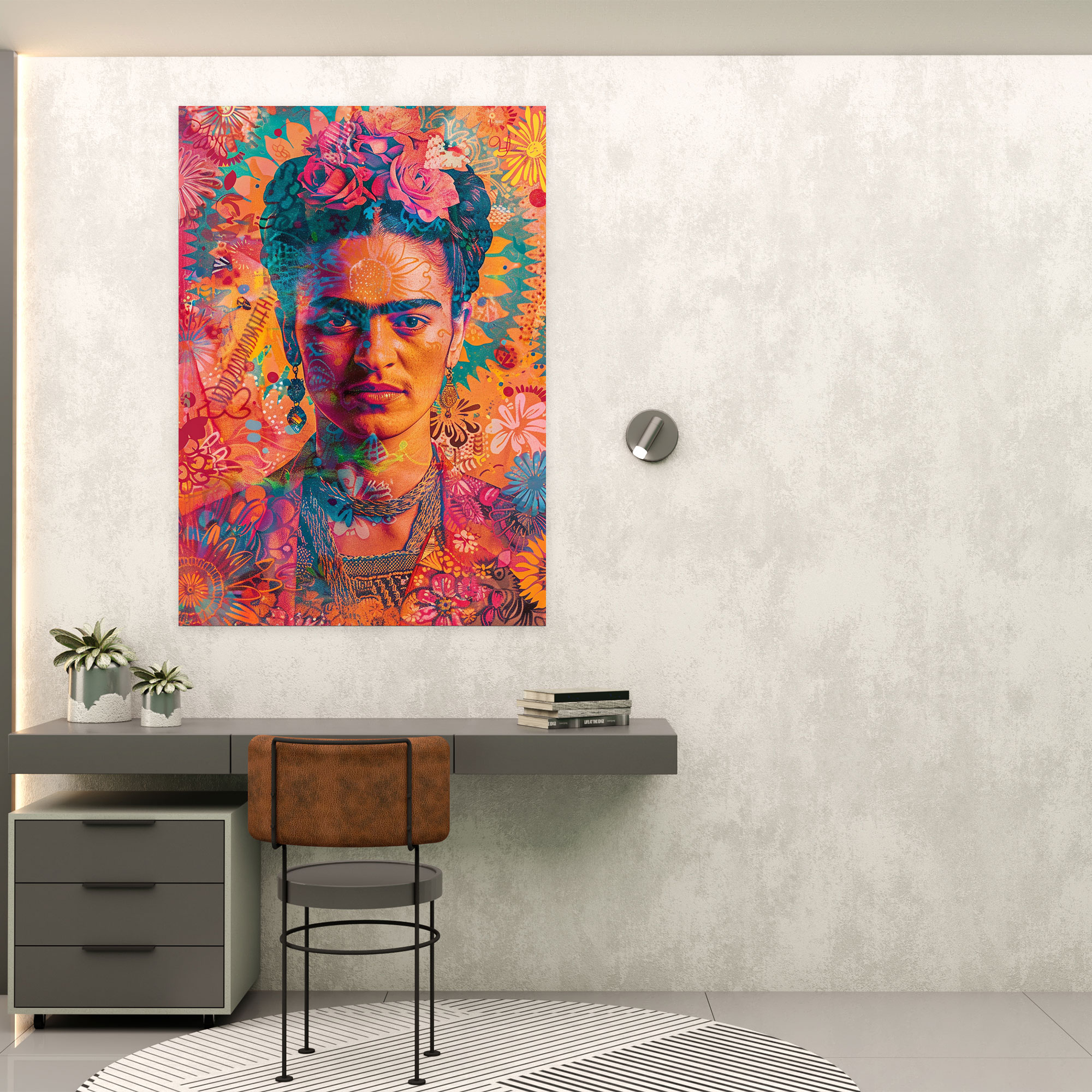 Frida Kahlo Style Wall Art - Frida Kahlo, Wall Art, Canvas, Frida Kahlo Style