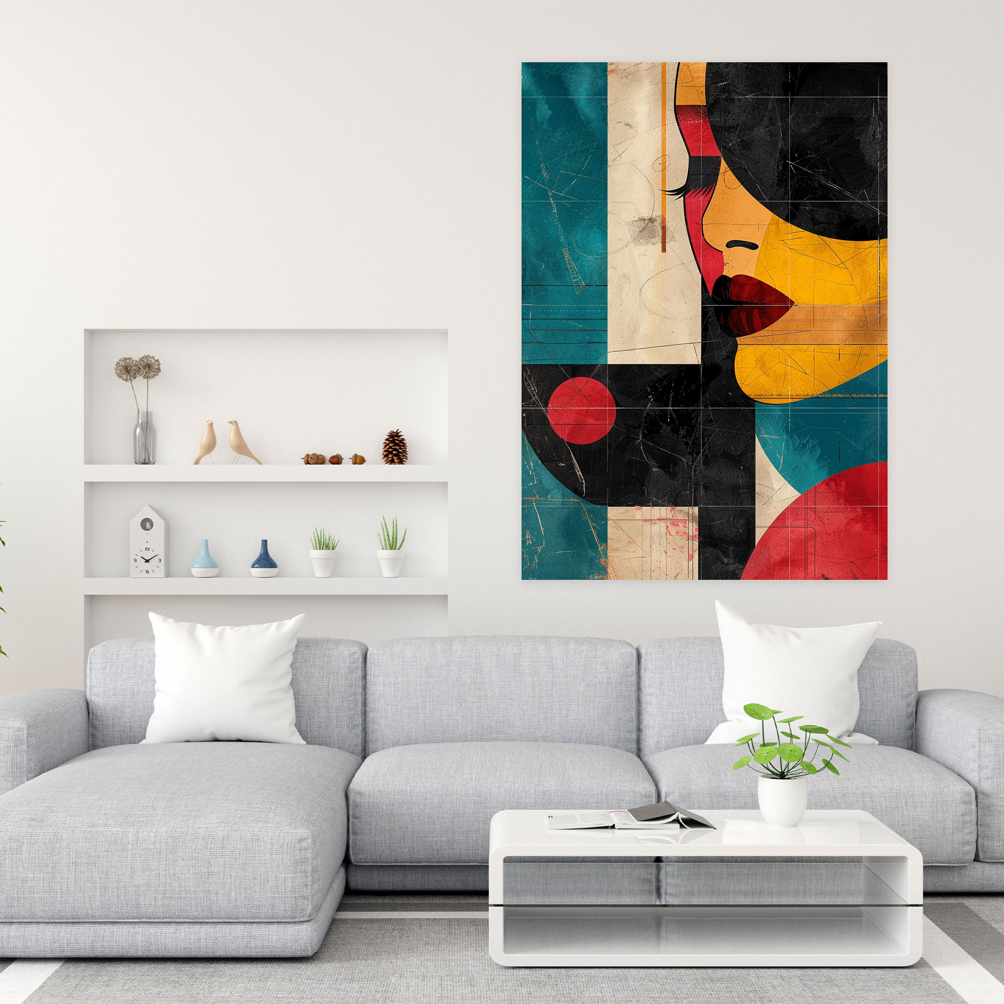 Frida Kahlo Style Canvas Print - Frida Kahlo, Canvas Print, Canvas, Wall Decoration