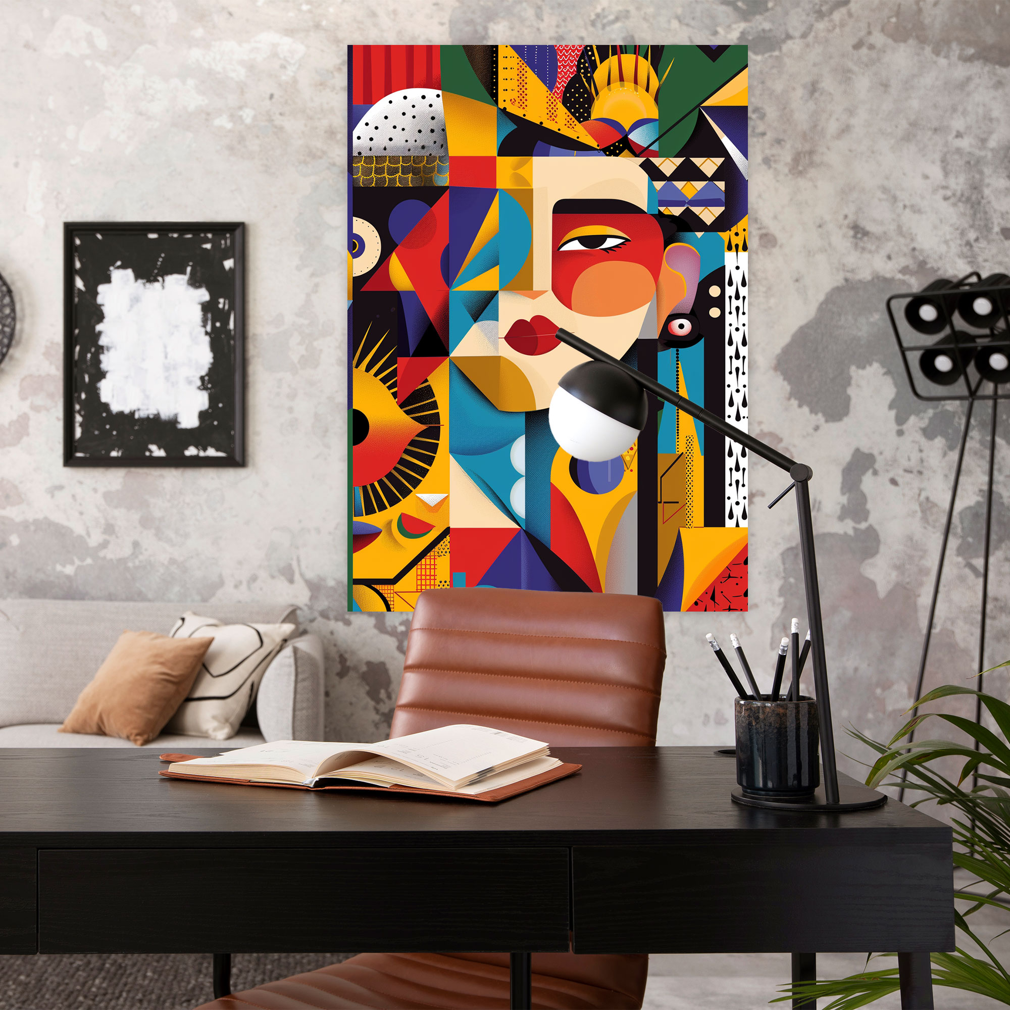 Frida Kahlo Style Canvas Print - Frida Kahlo, Frida Kahlo Style, Canvas, Wall Decoration