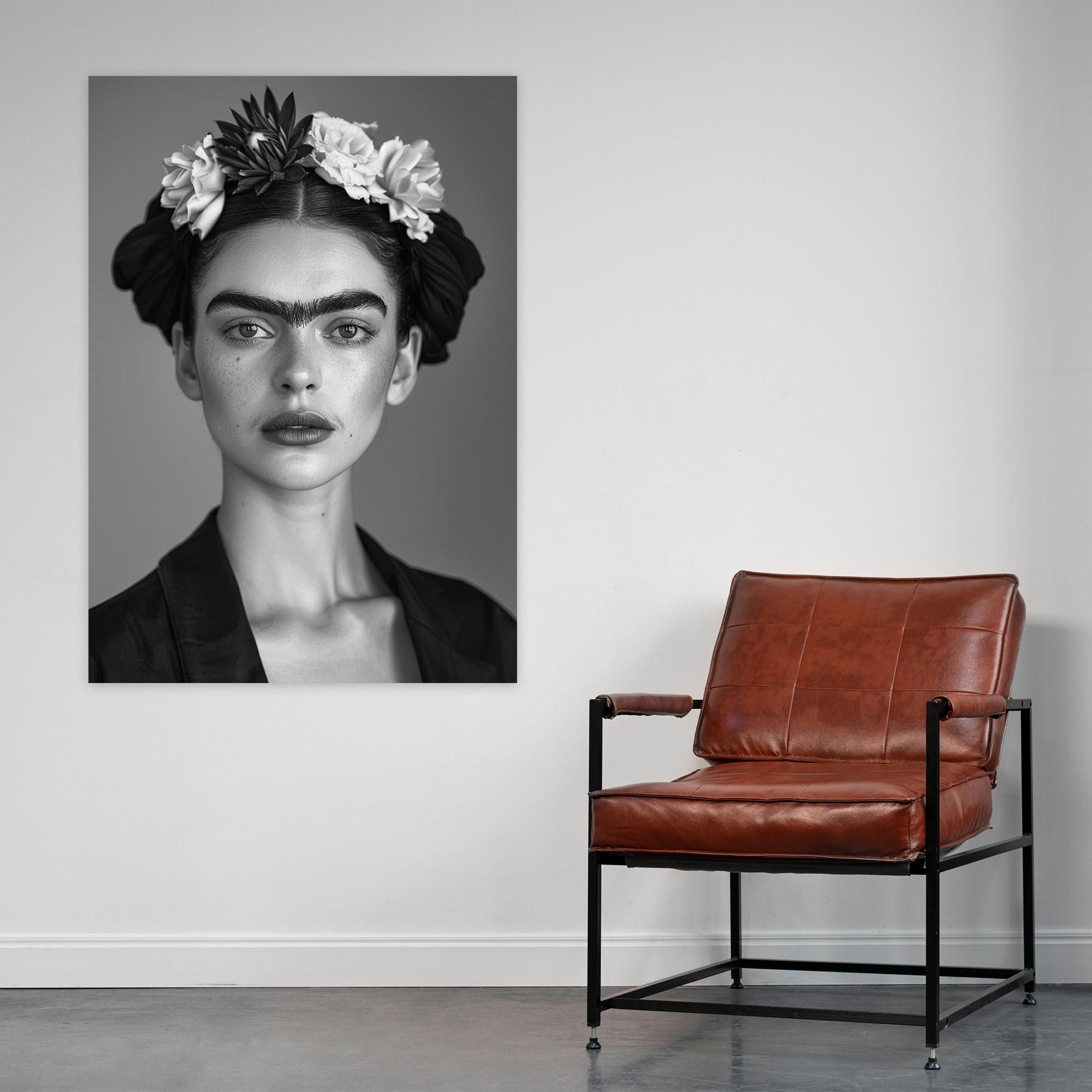 Frida Kahlo Style Canvas Print - Frida Kahlo, Canvas Print, Canvas, Home Decoration