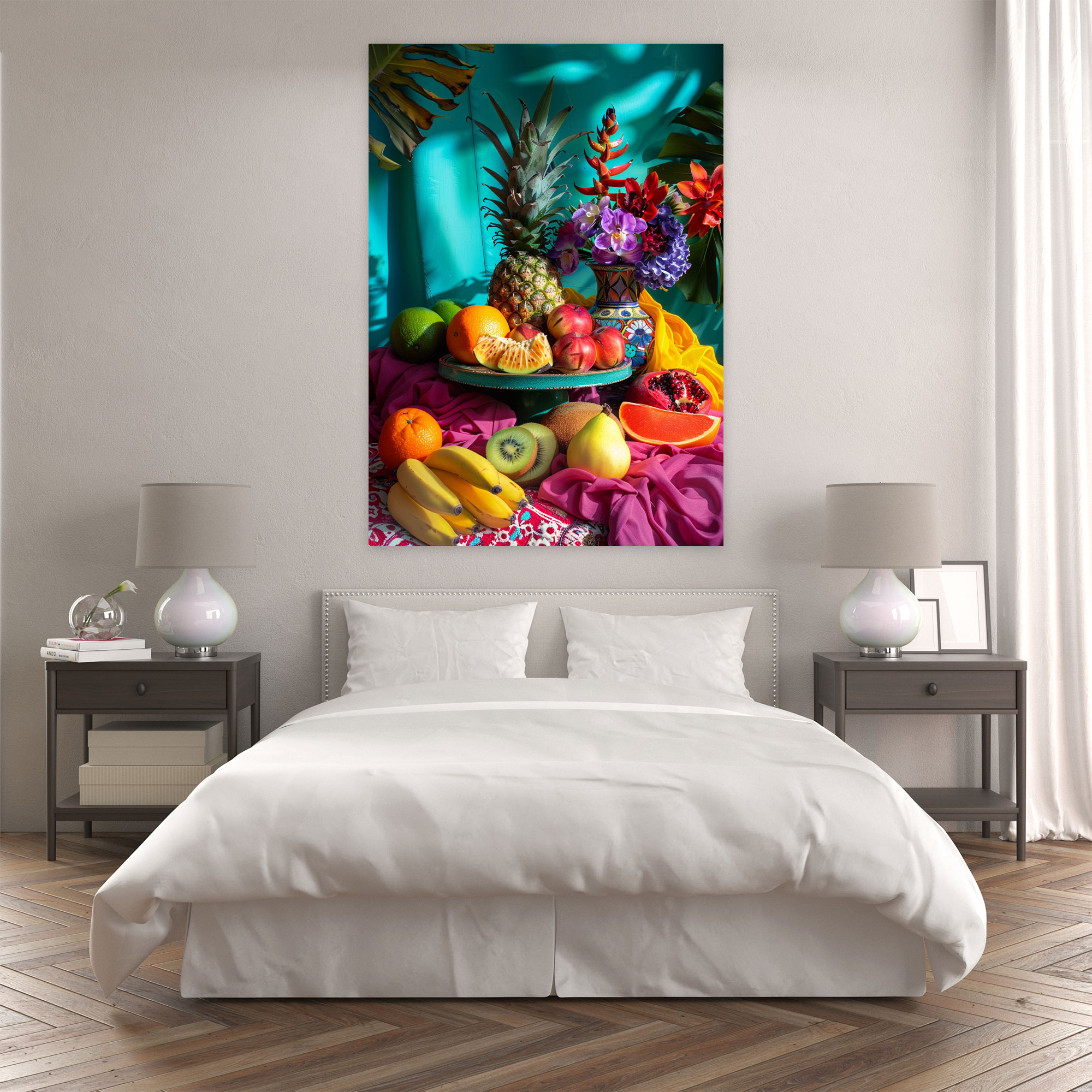 Frida Kahlo Style Wall Decoration - Frida Kahlo, Home Decoration, Frida Kahlo Style, Canvas