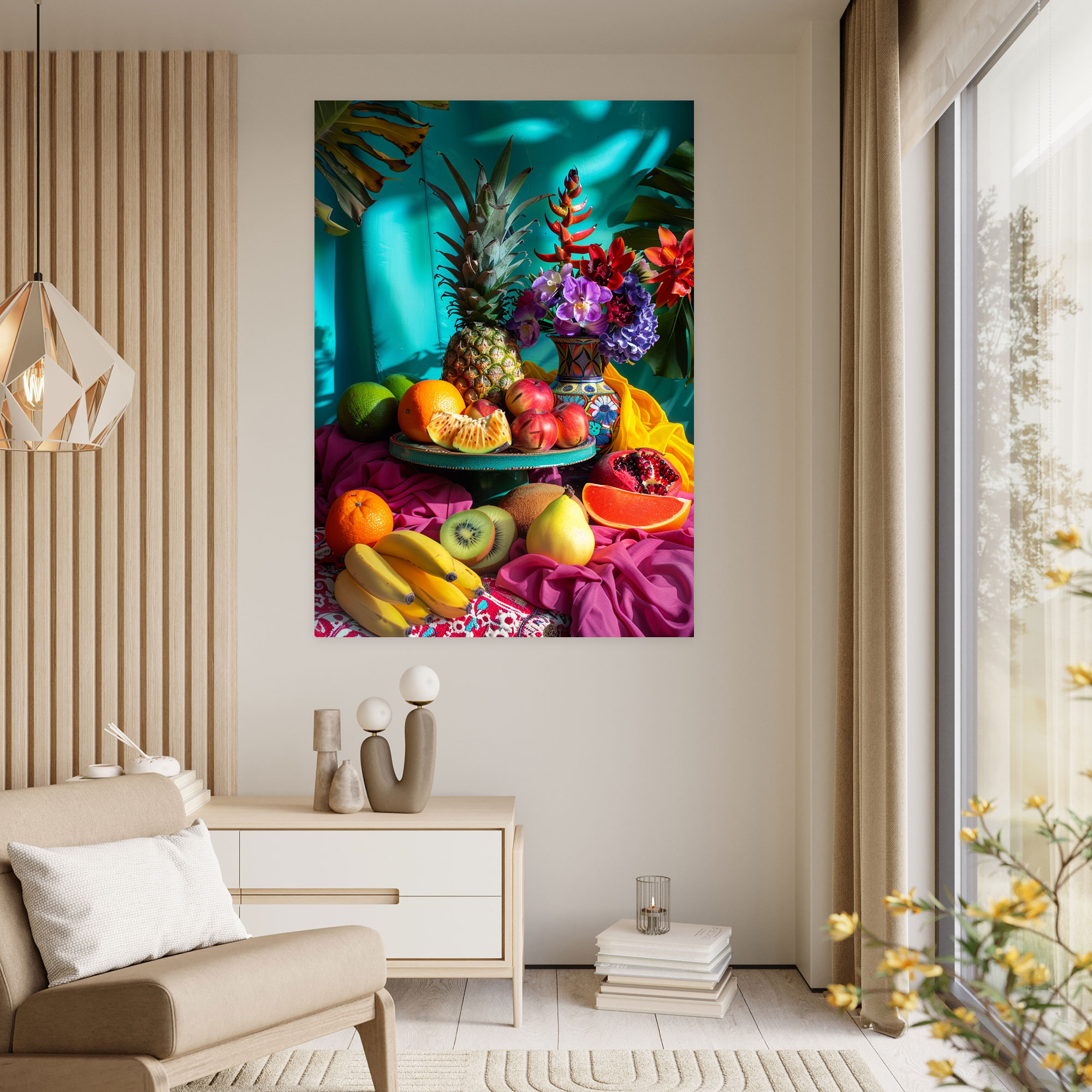 Frida Kahlo Style Wall Decoration - Frida Kahlo, Home Decoration, Frida Kahlo Style, Canvas