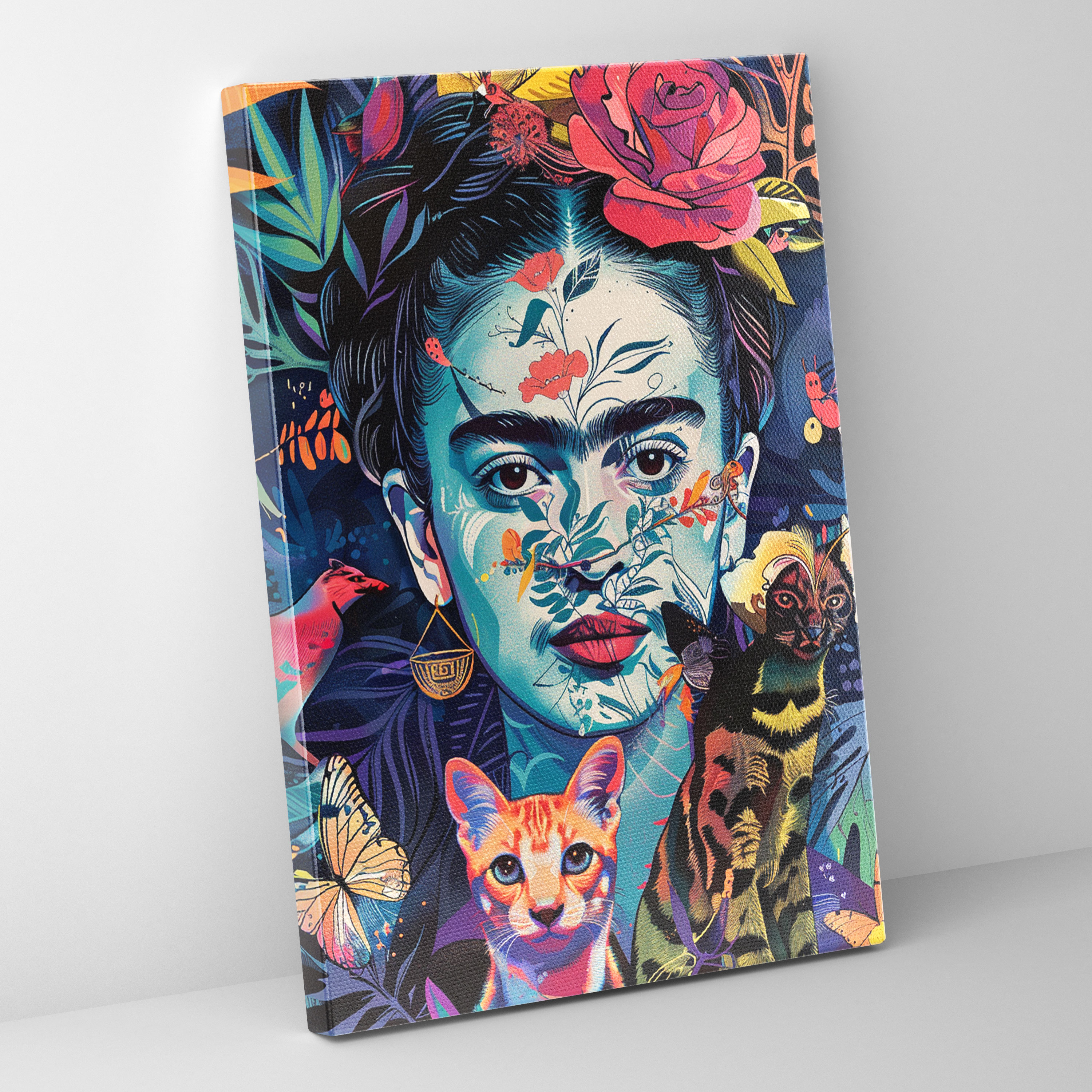Frida Kahlo Style Wall Art - Frida Kahlo, Frida Kahlo Style, Wall Art, Home Decoration
