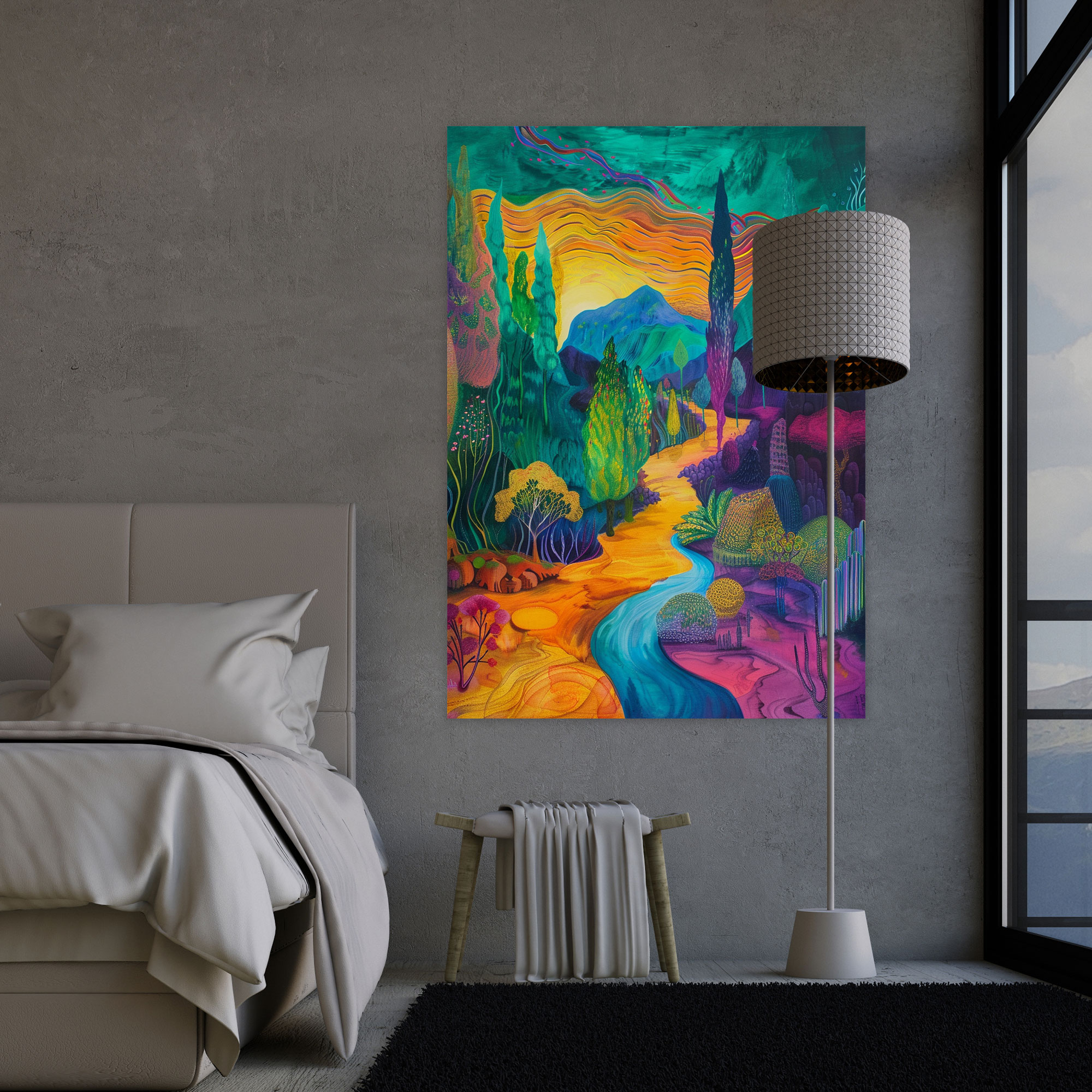 Frida Kahlo Style Wall Decoration - Frida Kahlo, Wall Decoration, Canvas, Canvas Wall Art