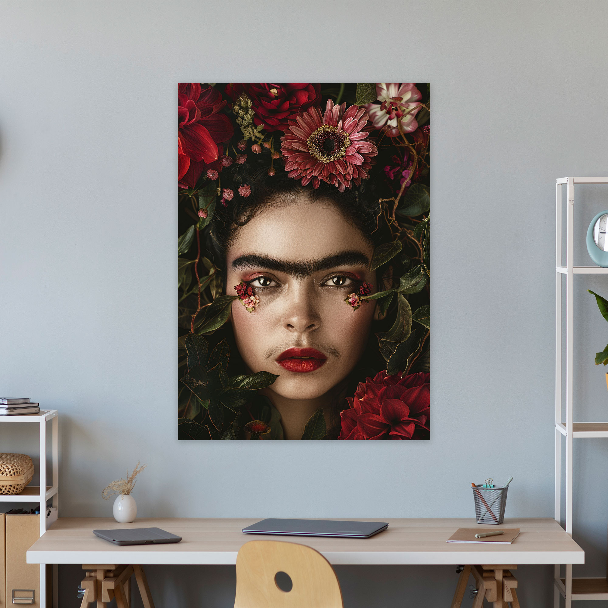 Frida Kahlo Tarzı Duvar Dekorasyonu - Duvar Dekorasyonu Ev Dekorasyonu Duvar Sanatı