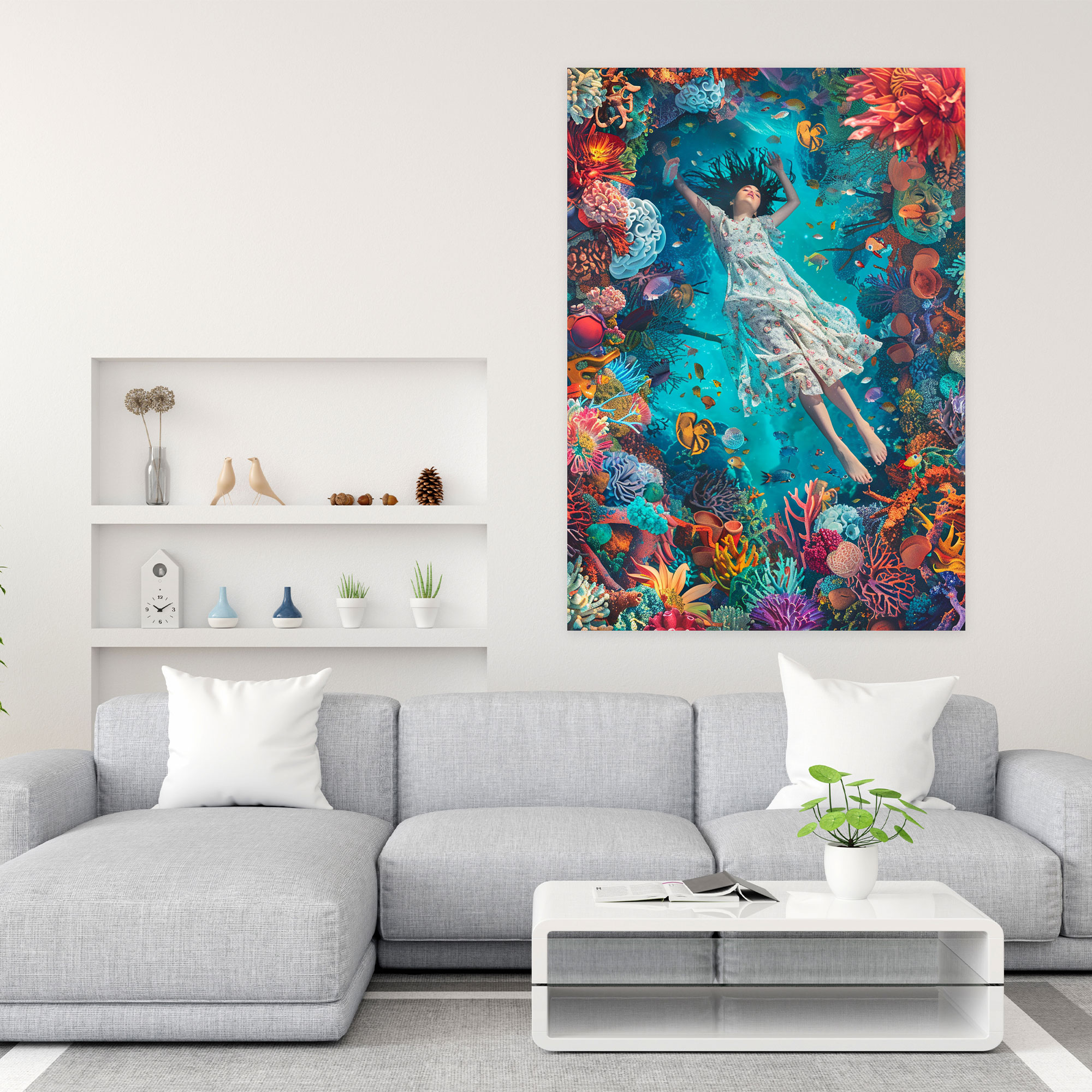 Frida Kahlo Style Wall Art - Frida Kahlo, Frida Kahlo Style, Home Decoration, Wall Art