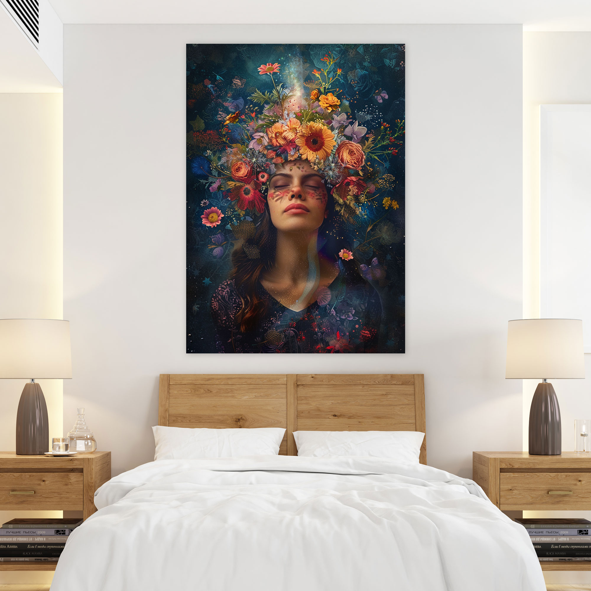 Frida Kahlo Style Wall Art - Frida Kahlo, Canvas, Frida Kahlo Style, Wall Art
