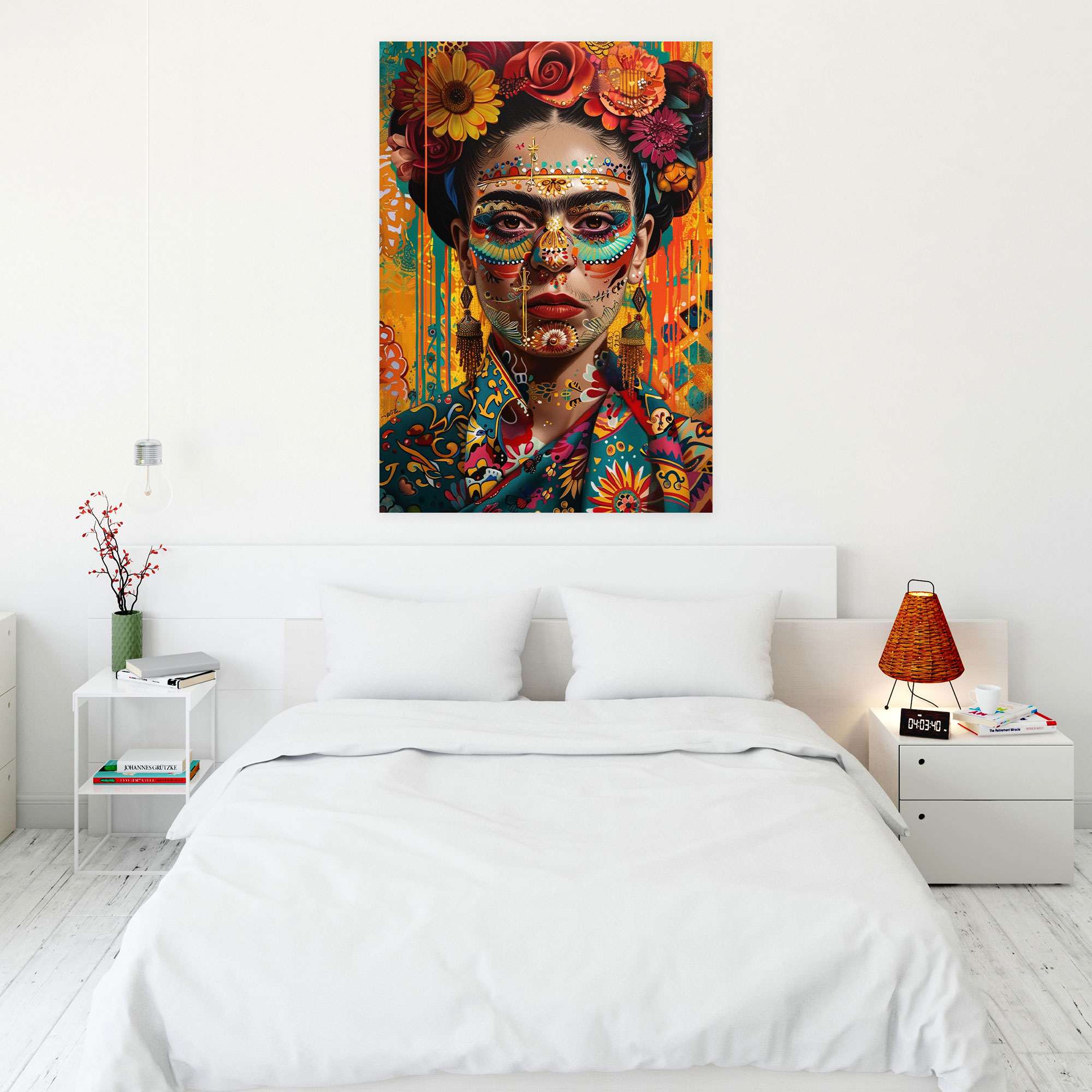 Frida Kahlo Style Wall Art - Frida Kahlo, Frida Kahlo Style, Home Decoration, Wall Art