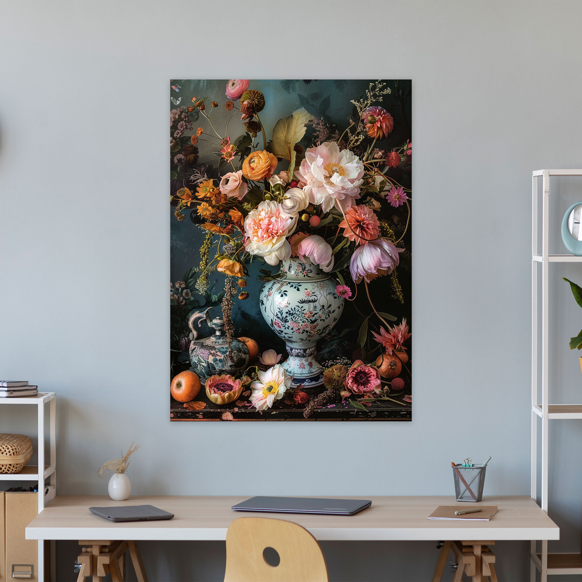 Frida Kahlo Style Canvas Print - Frida Kahlo, Canvas, Wall Decoration, Canvas Print