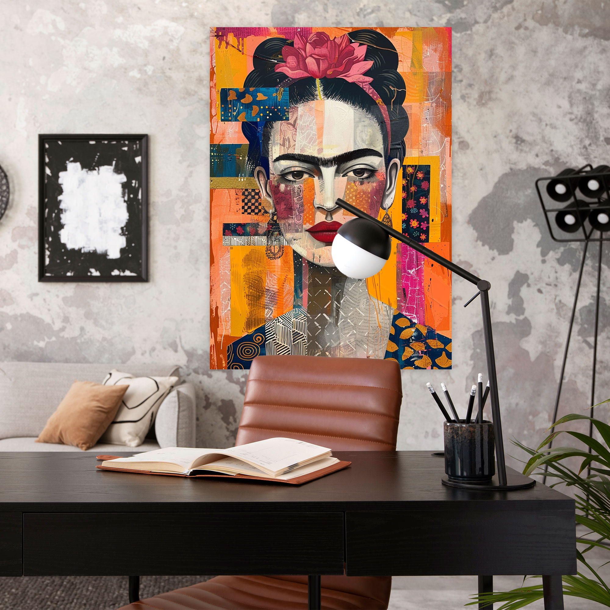Frida Kahlo Style Wall Art - Frida Kahlo, Canvas, Frida Kahlo Style, Wall Art