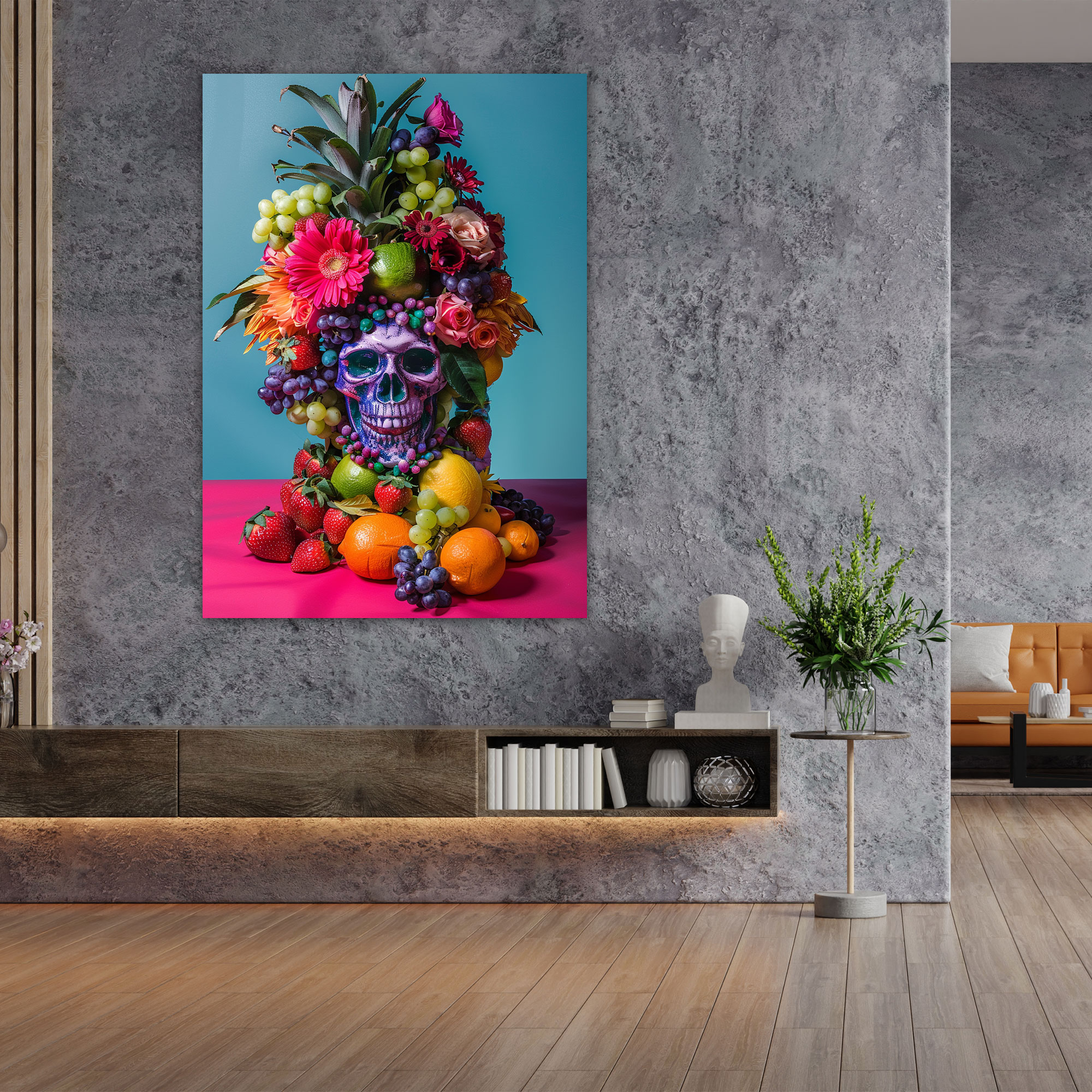 Frida Kahlo Style Canvas Print - Frida Kahlo, Frida Kahlo Style, Canvas, Canvas Print