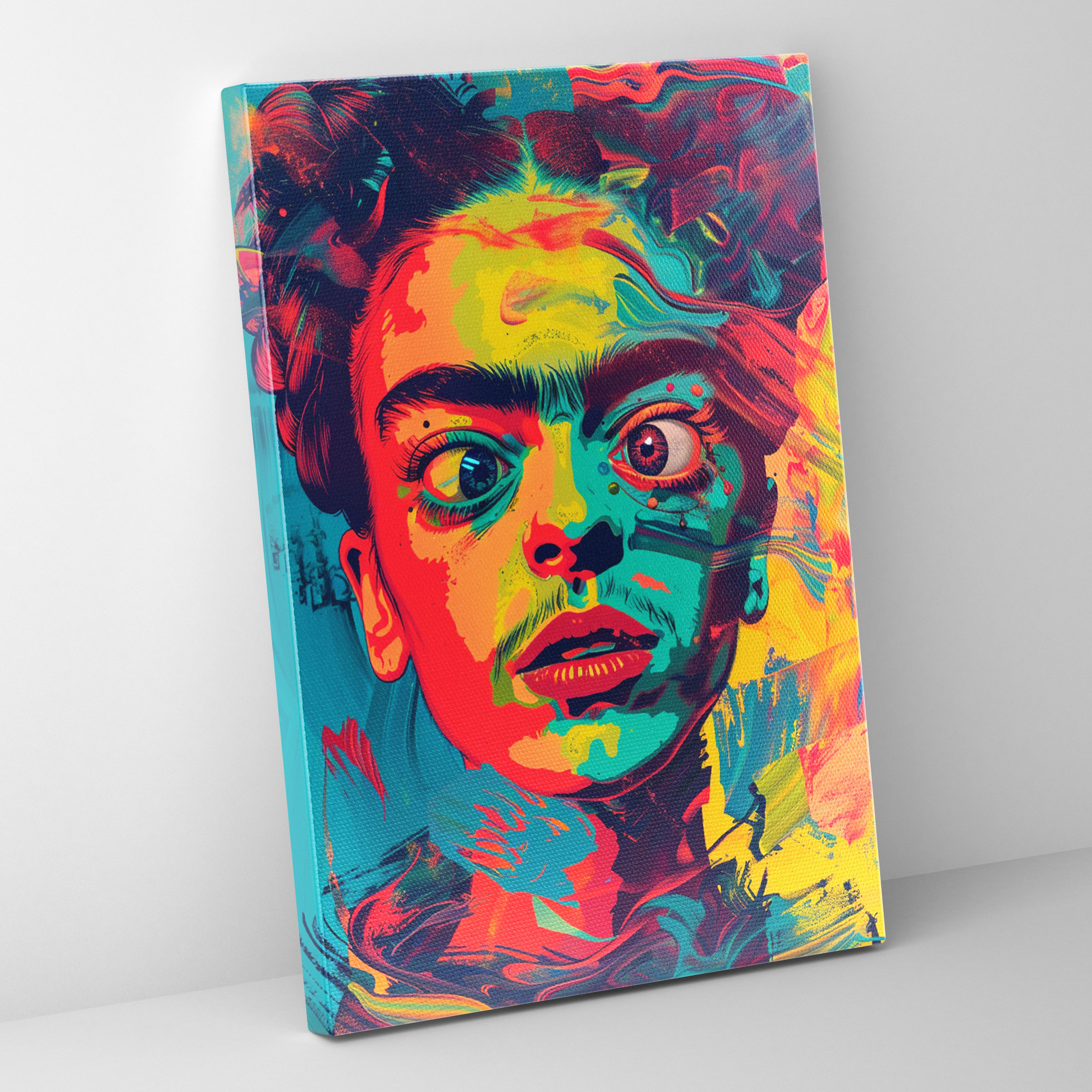 Frida Kahlo Style Canvas Print - Frida Kahlo, Canvas Print, Home Decoration, Canvas