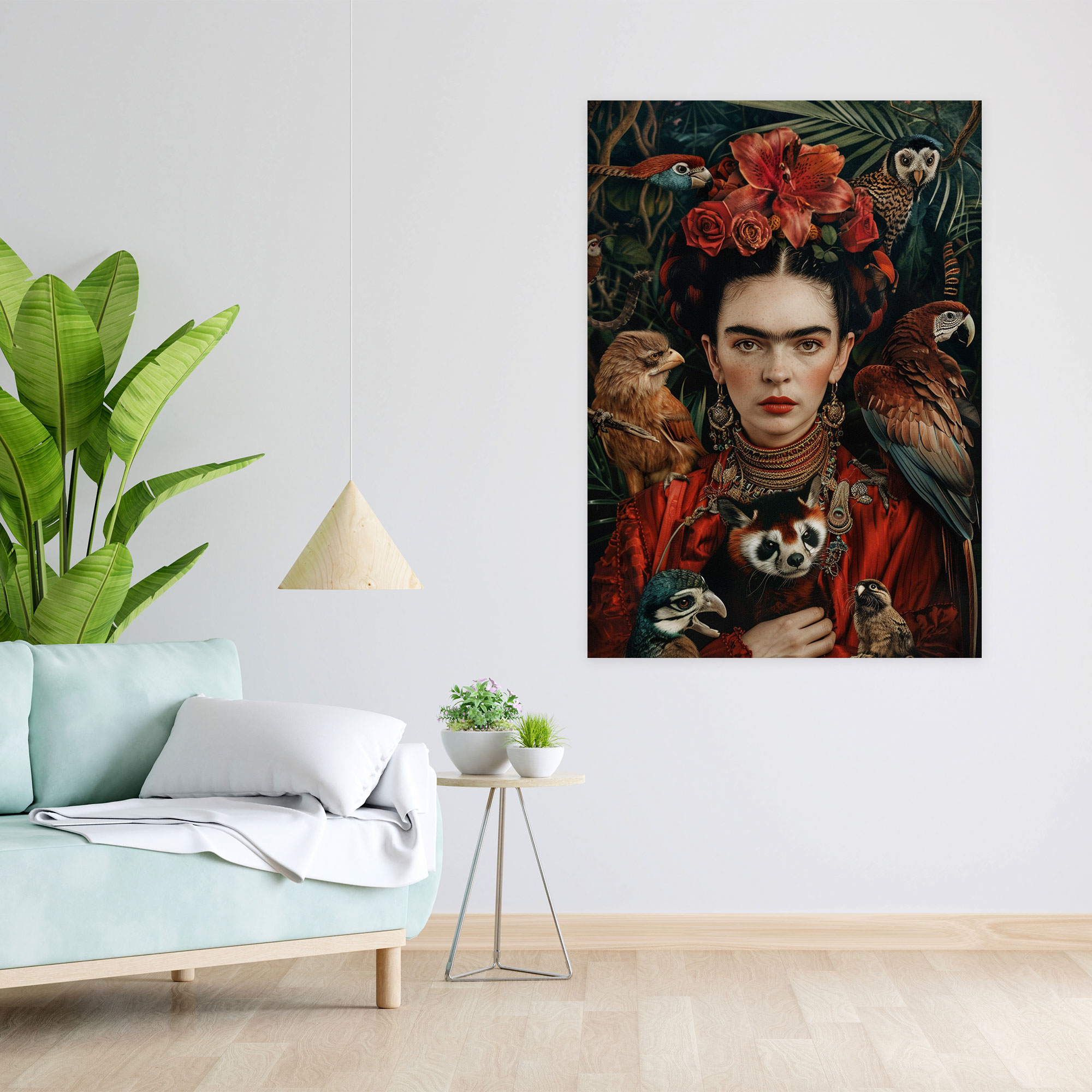 Frida Kahlo Style Wall Art - Frida Kahlo, Wall Decoration, Home Decoration, Frida Kahlo Style