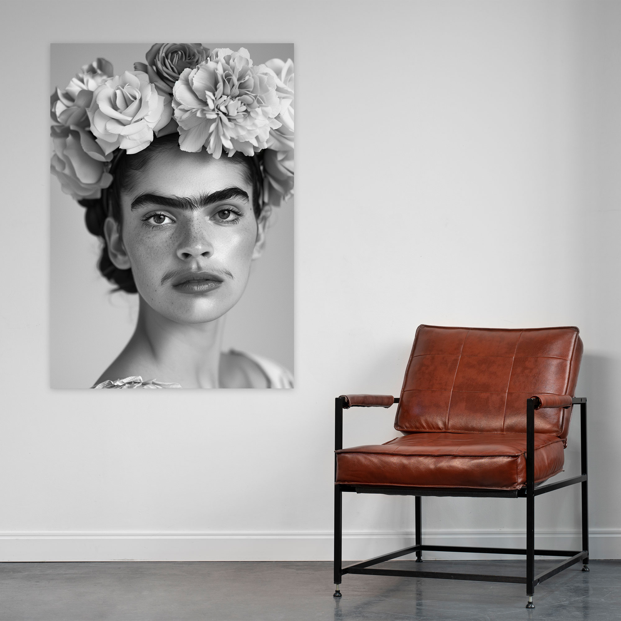 Frida Kahlo Tarzı Kanvas Tablo - Duvar Sanatı Kanvas Tablo Kanvas Duvar Sanatı